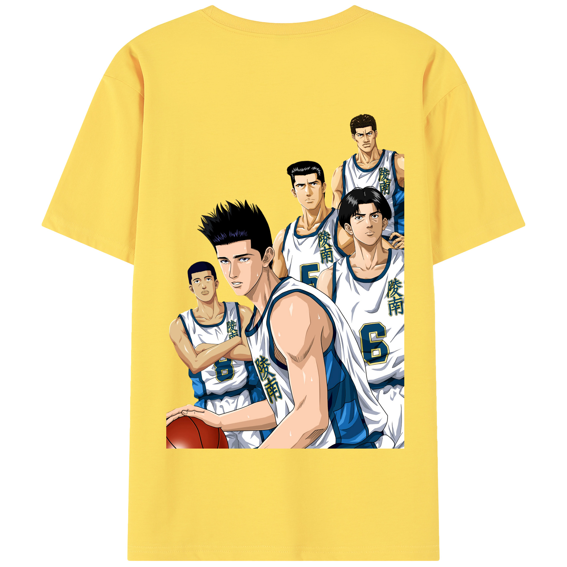 SLAM DUNK／スラムダンク 綿100％半袖Tシャツ（背面プリント）
