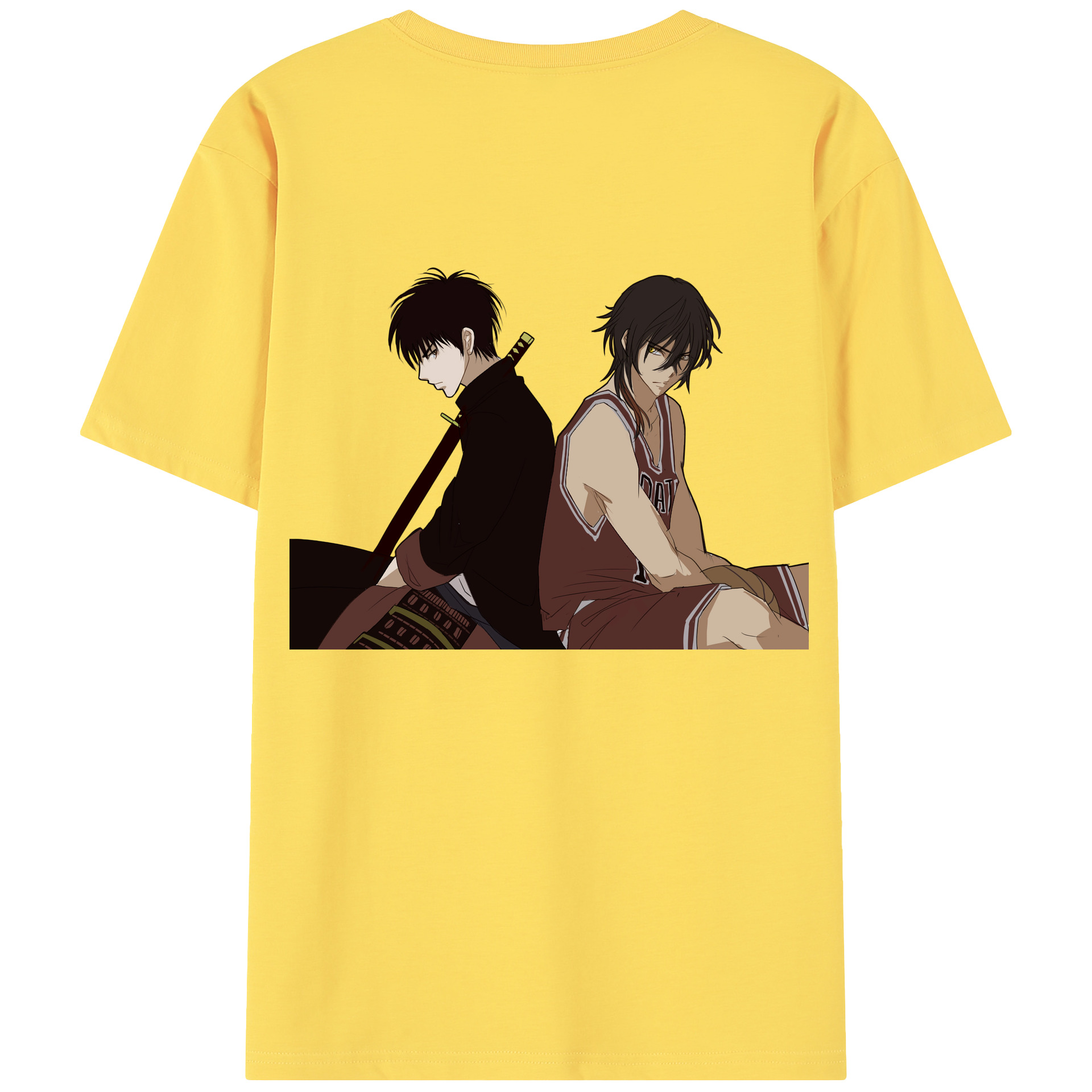 SLAM DUNK／スラムダンク 綿100％半袖Tシャツ（背面プリント）