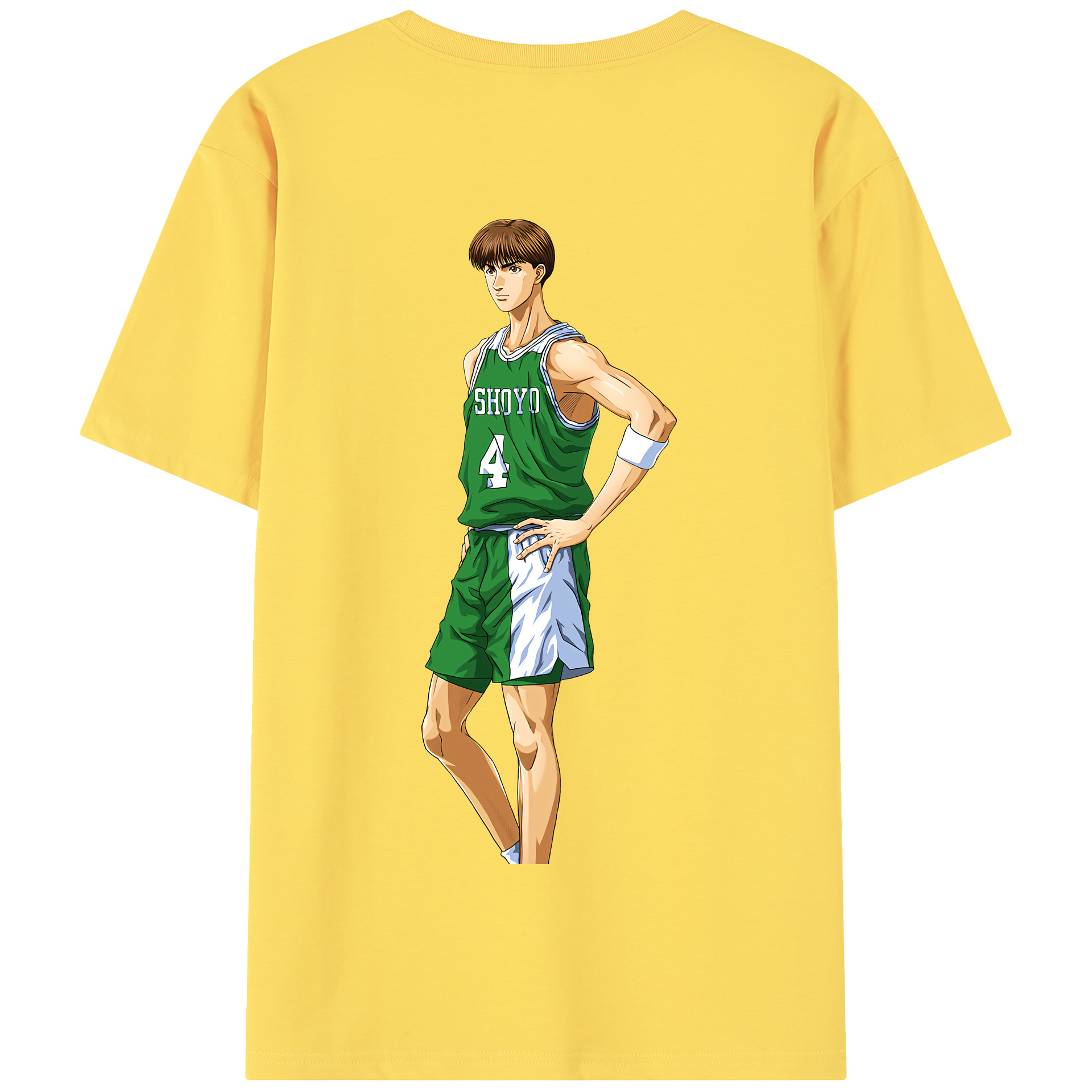 SLAM DUNK／スラムダンク 綿100％半袖Tシャツ（背面プリント）