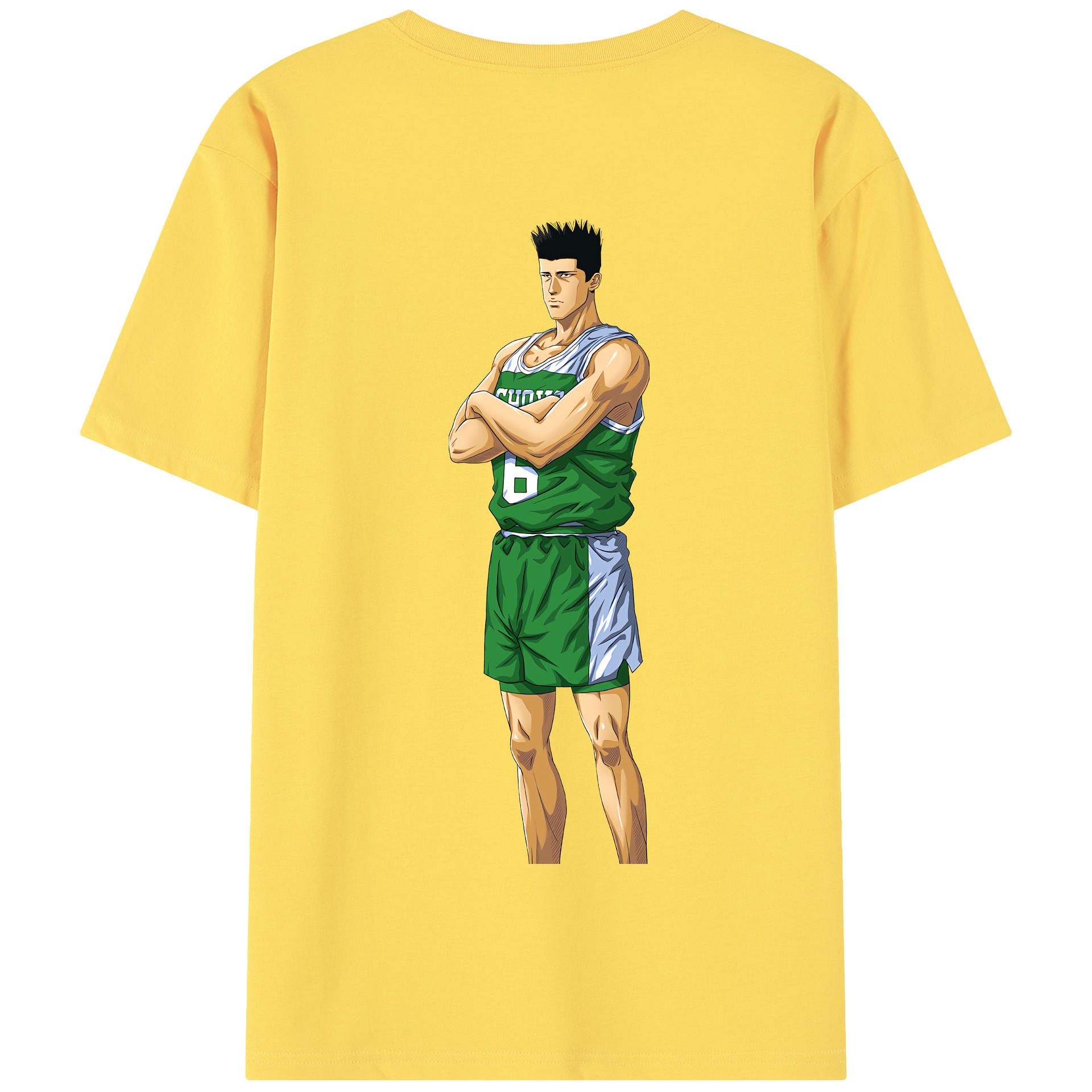 SLAM DUNK／スラムダンク 綿100％半袖Tシャツ（背面プリント）