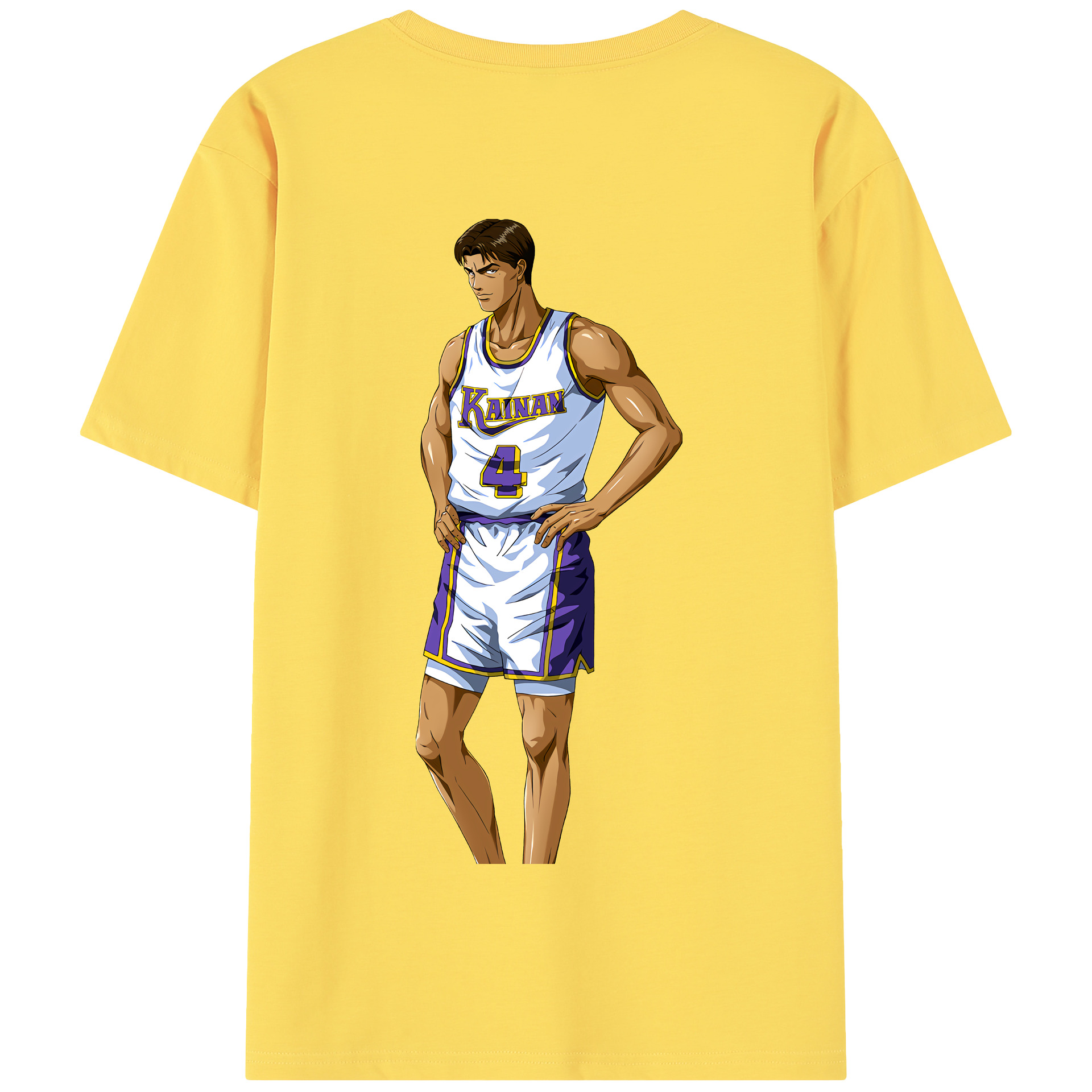 （画像用） SLAM DUNK／スラムダンク 綿100％半袖Tシャツ（背面プリント）