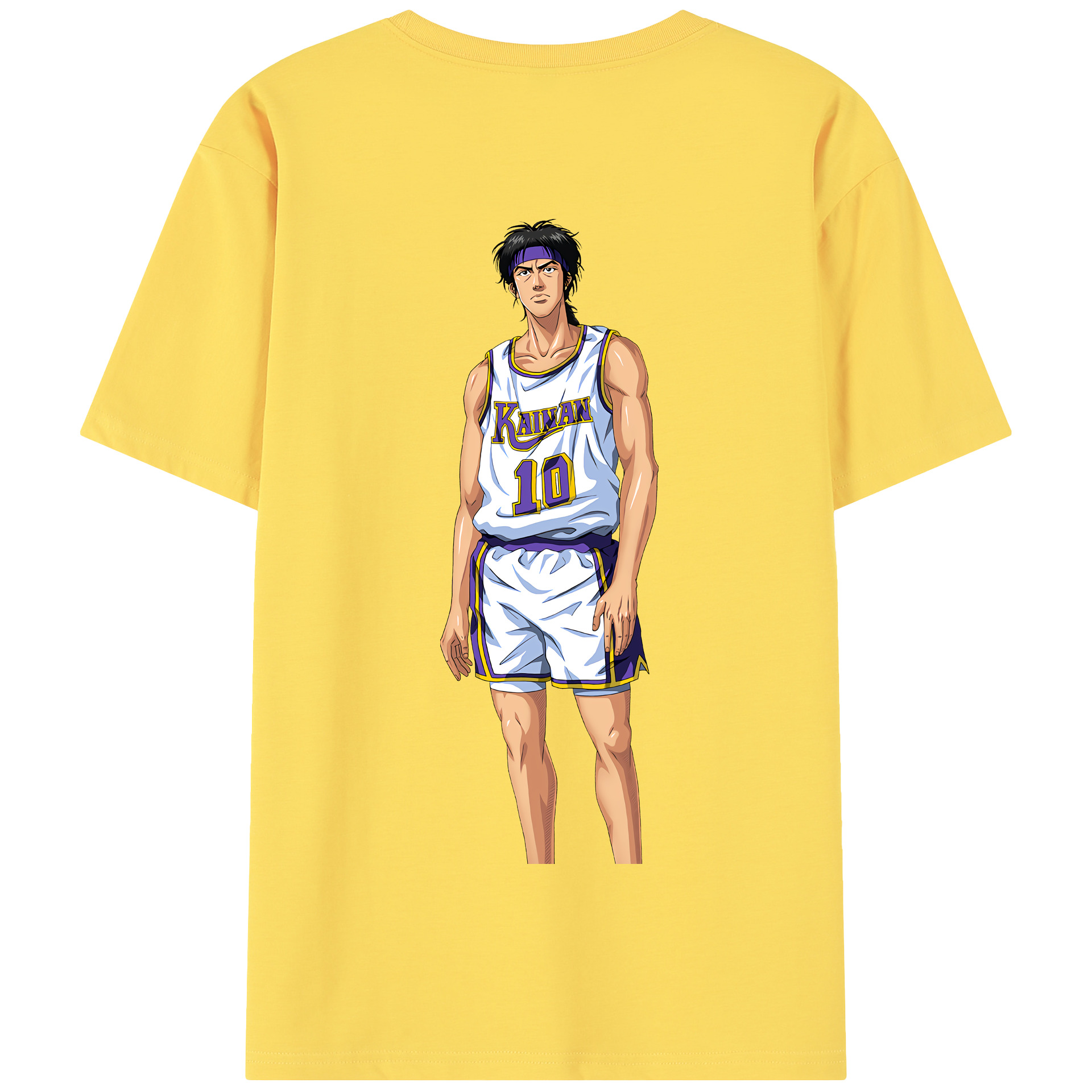 SLAM DUNK／スラムダンク 綿100％半袖Tシャツ（背面プリント）