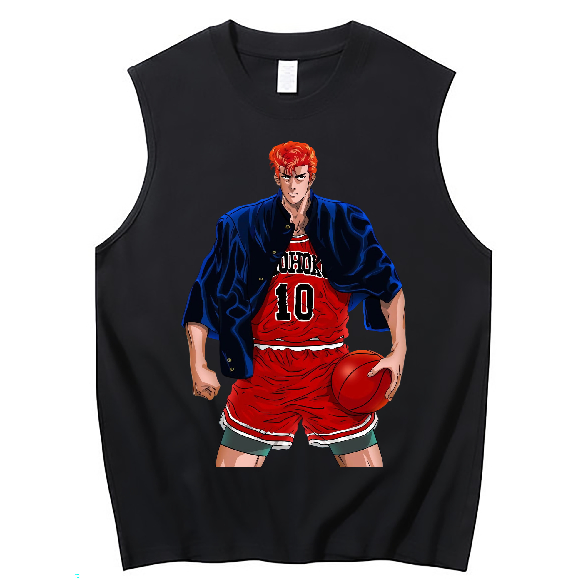 （画像用） SLAM DUNK／スラムダンク コットン100％タンクトップ（フロントプリント）