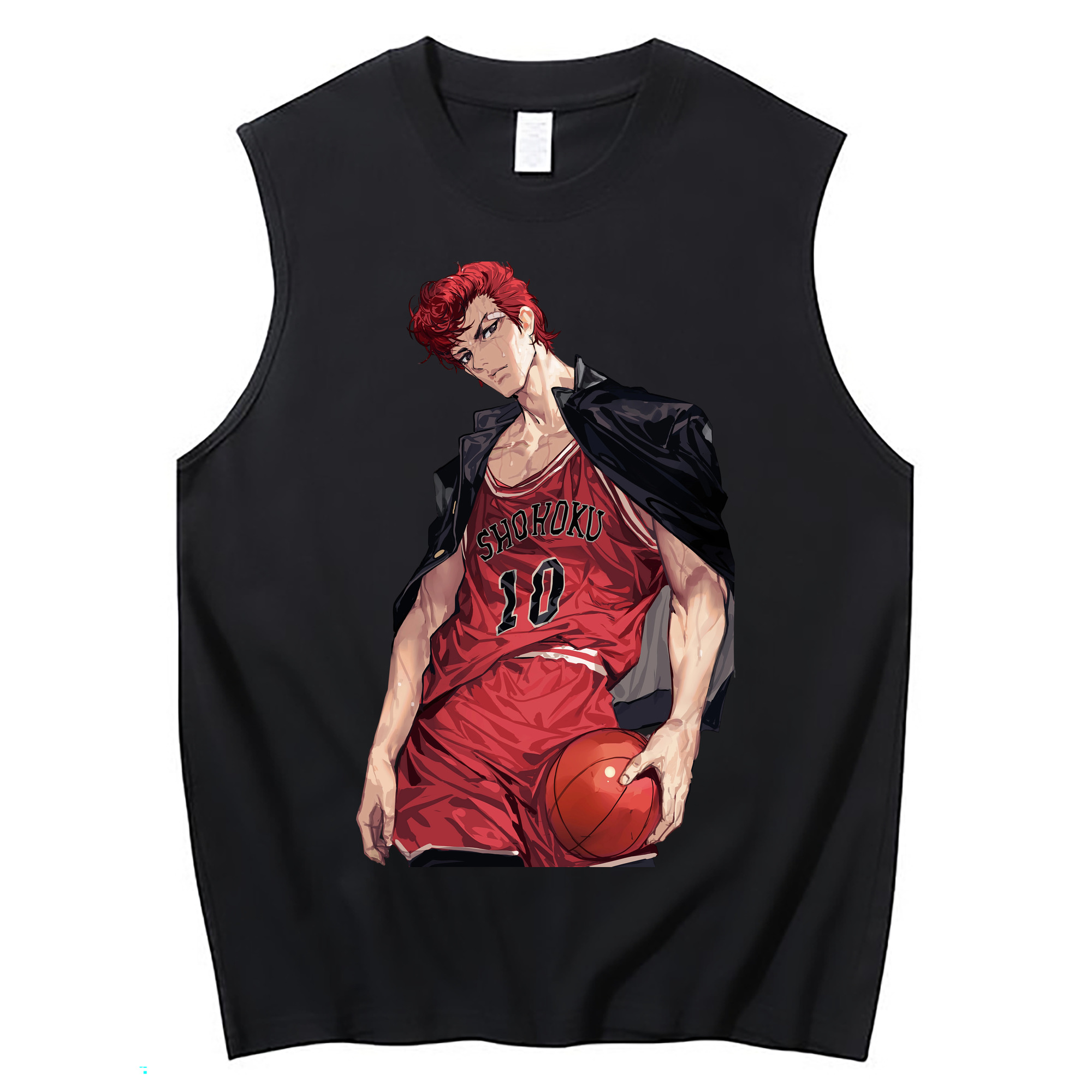 （画像用） SLAM DUNK／スラムダンク コットン100％タンクトップ（フロントプリント）