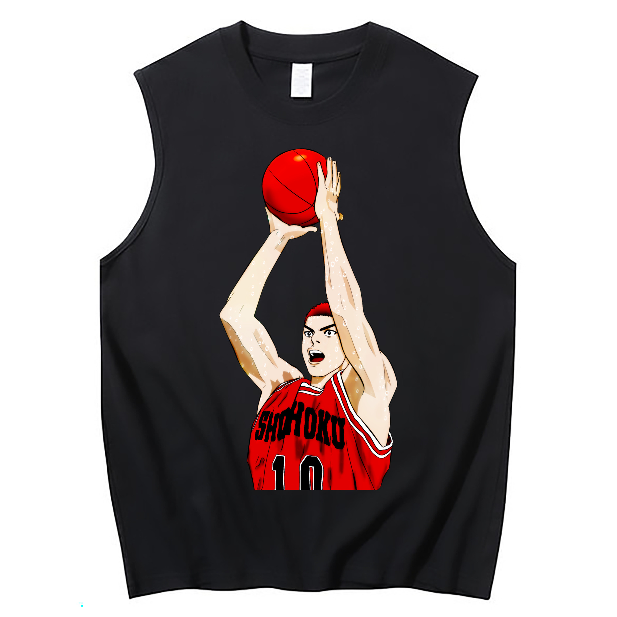 （画像用） SLAM DUNK／スラムダンク コットン100％タンクトップ（フロントプリント）