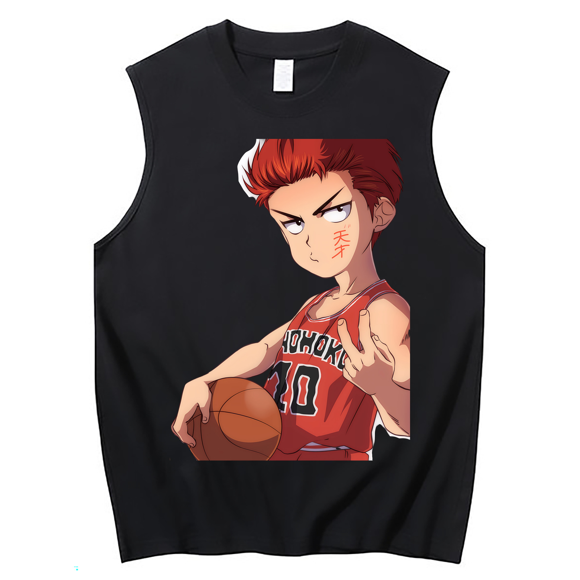 （画像用） SLAM DUNK／スラムダンク コットン100％タンクトップ（フロントプリント）