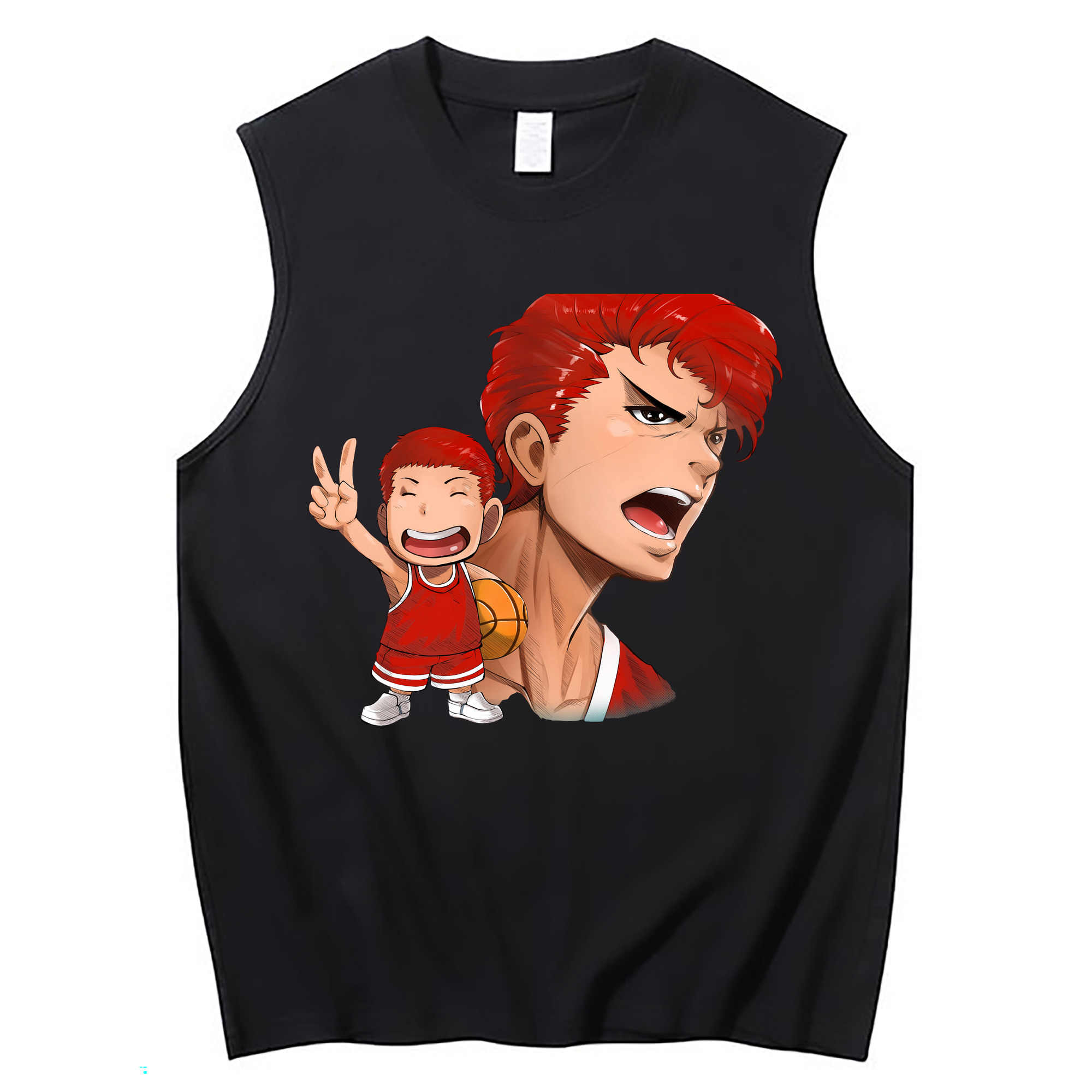 （画像用） SLAM DUNK／スラムダンク コットン100％タンクトップ（フロントプリント）