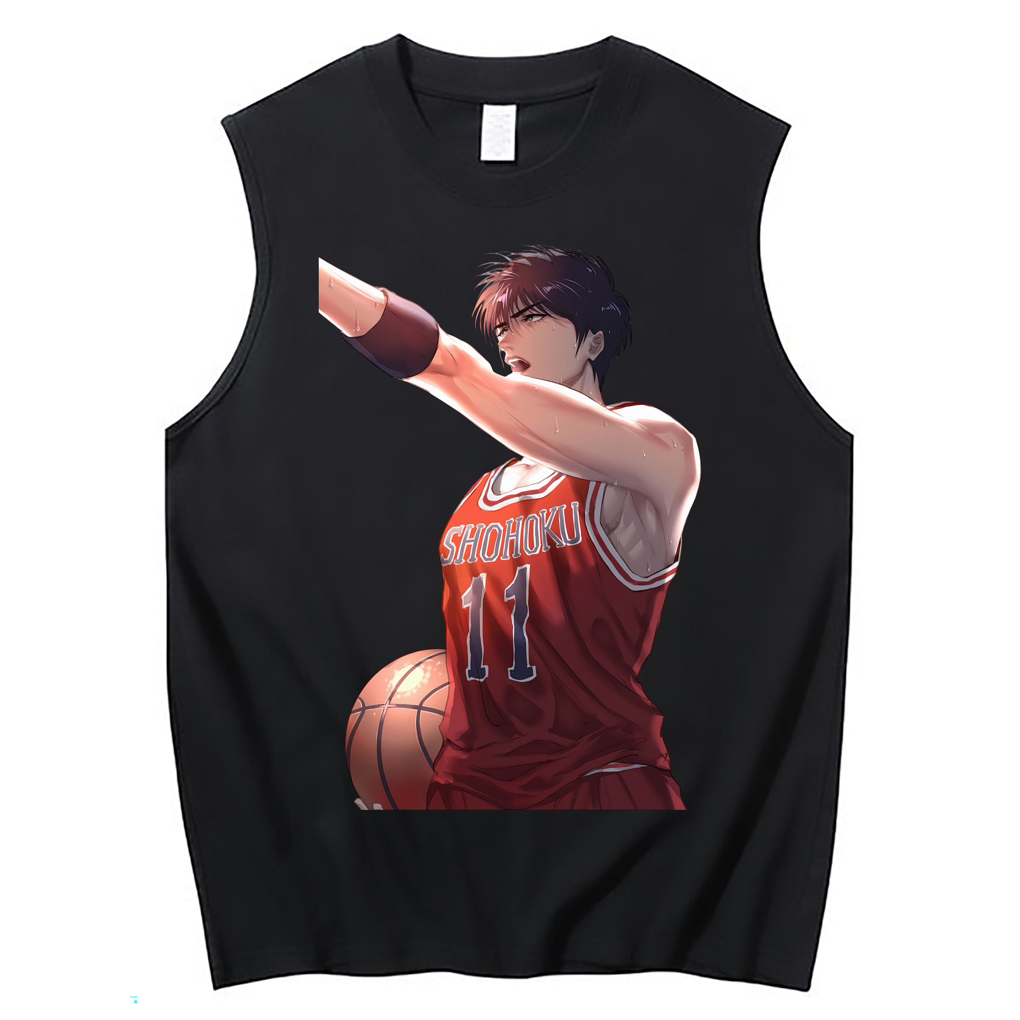 （画像用） SLAM DUNK／スラムダンク コットン100％タンクトップ（フロントプリント）
