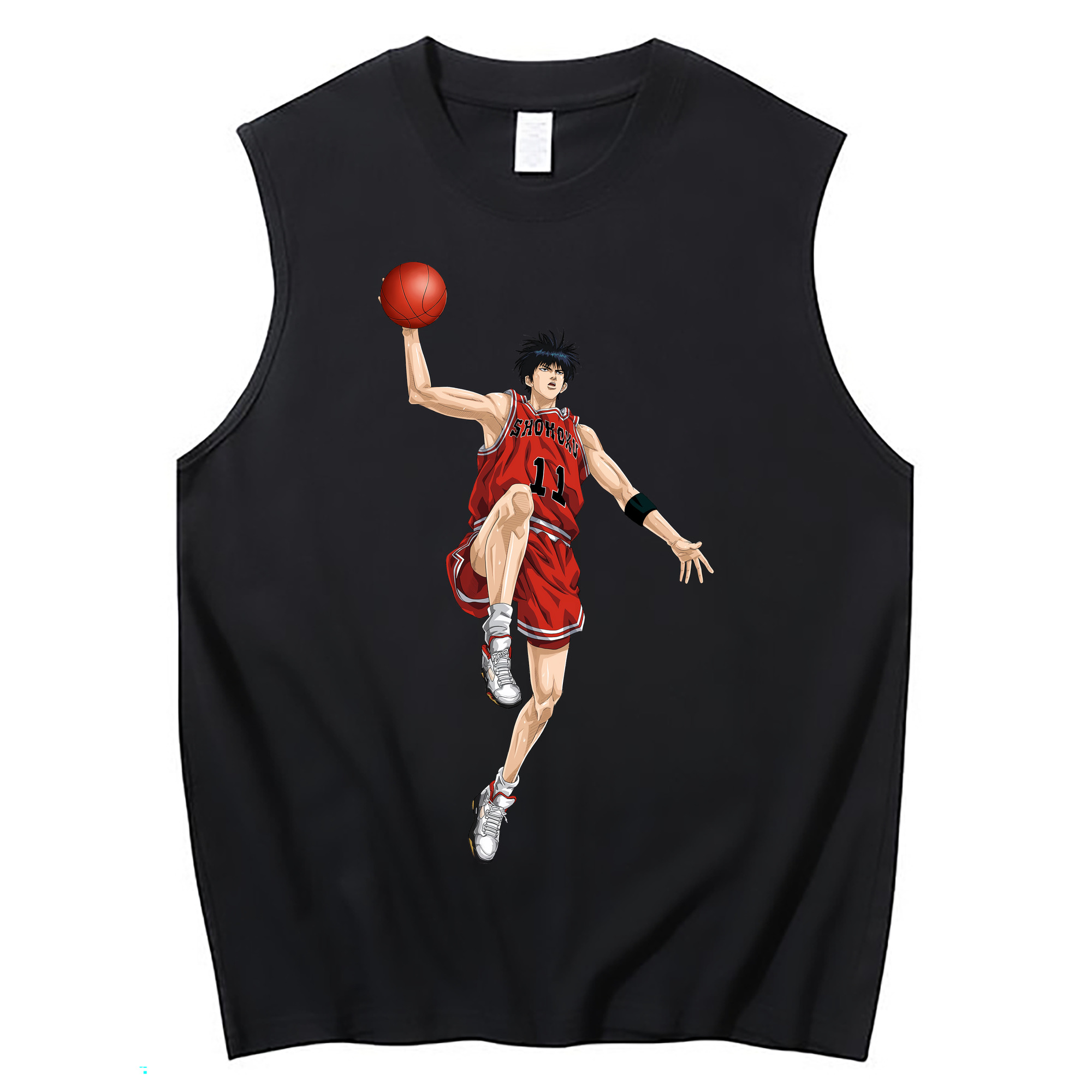 （画像用） SLAM DUNK／スラムダンク コットン100％タンクトップ（フロントプリント）