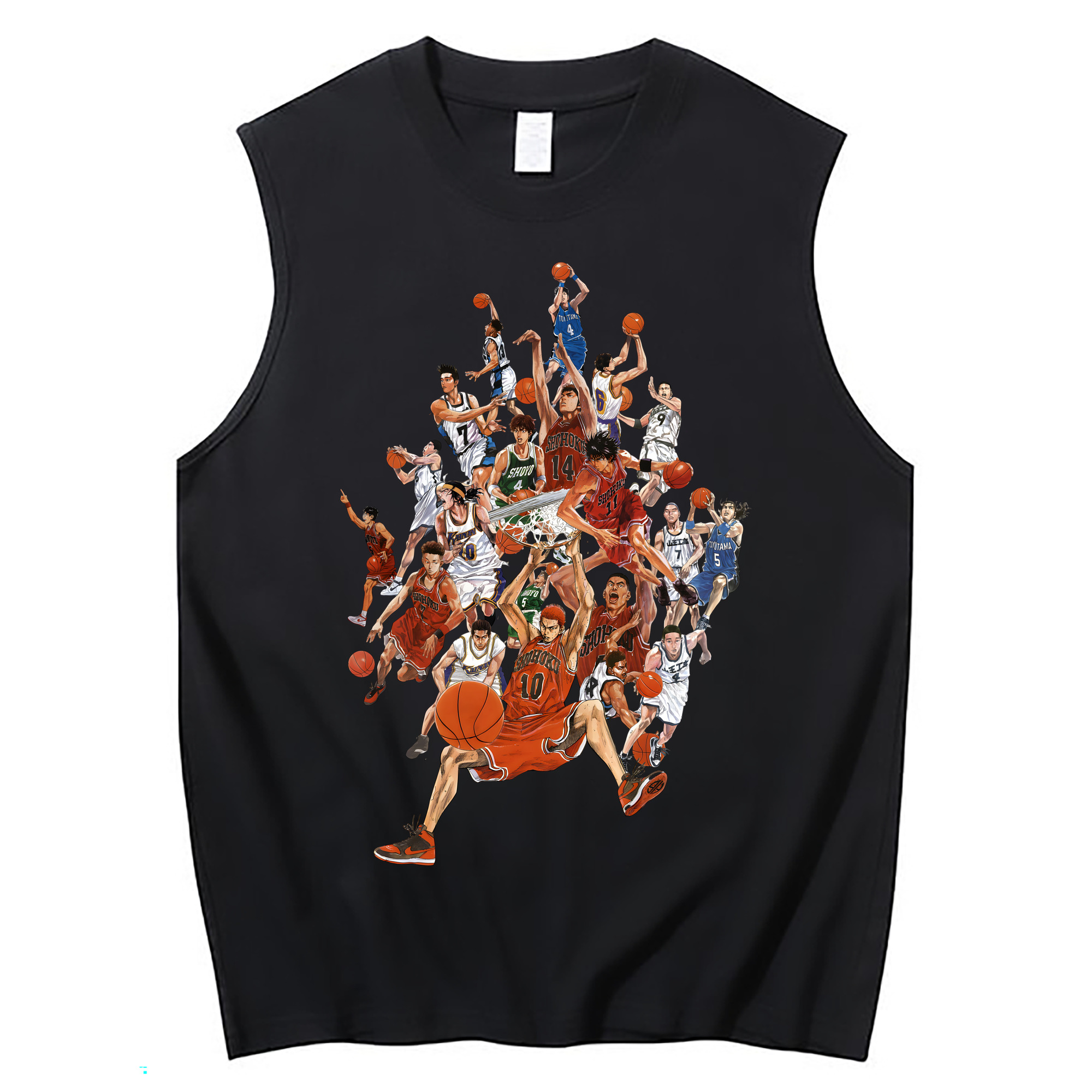 （画像用） SLAM DUNK／スラムダンク コットン100％タンクトップ（フロントプリント）