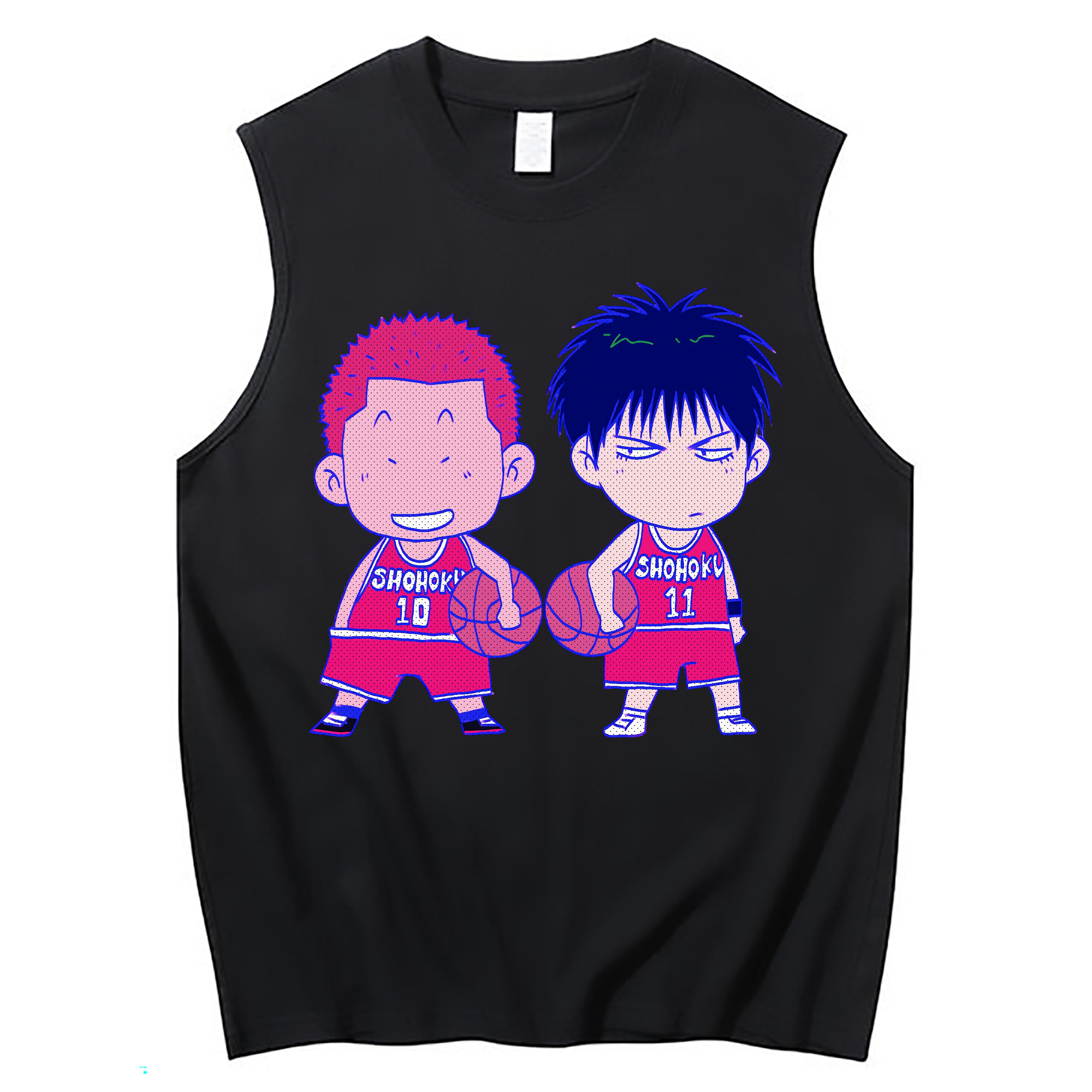 （画像用） SLAM DUNK／スラムダンク コットン100％タンクトップ（フロントプリント）