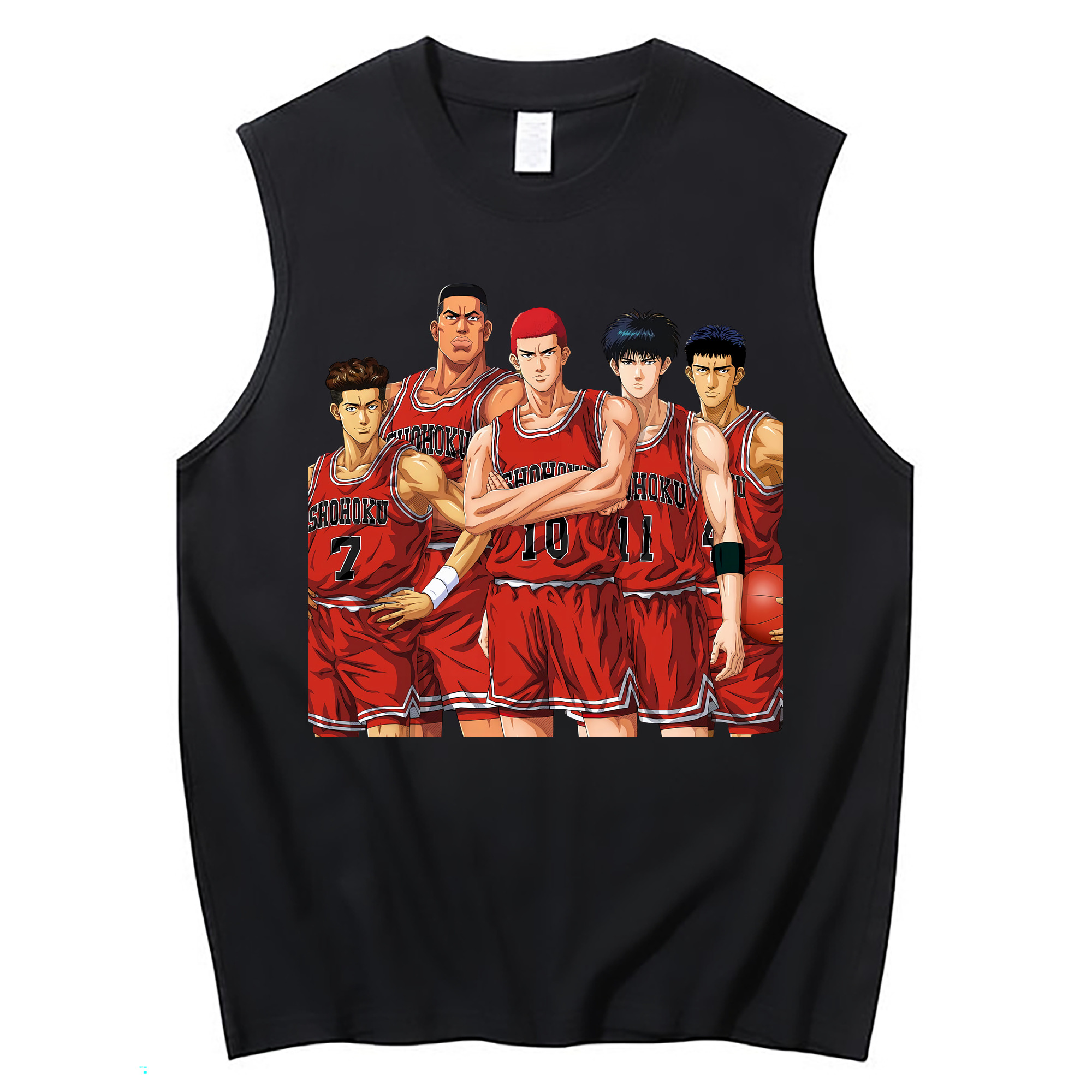 （画像用） SLAM DUNK／スラムダンク コットン100％タンクトップ（フロントプリント）