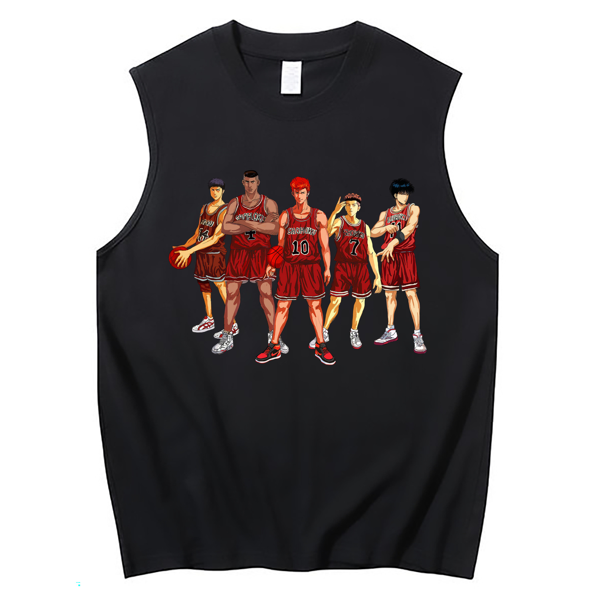 （画像用） SLAM DUNK／スラムダンク コットン100％タンクトップ（フロントプリント）