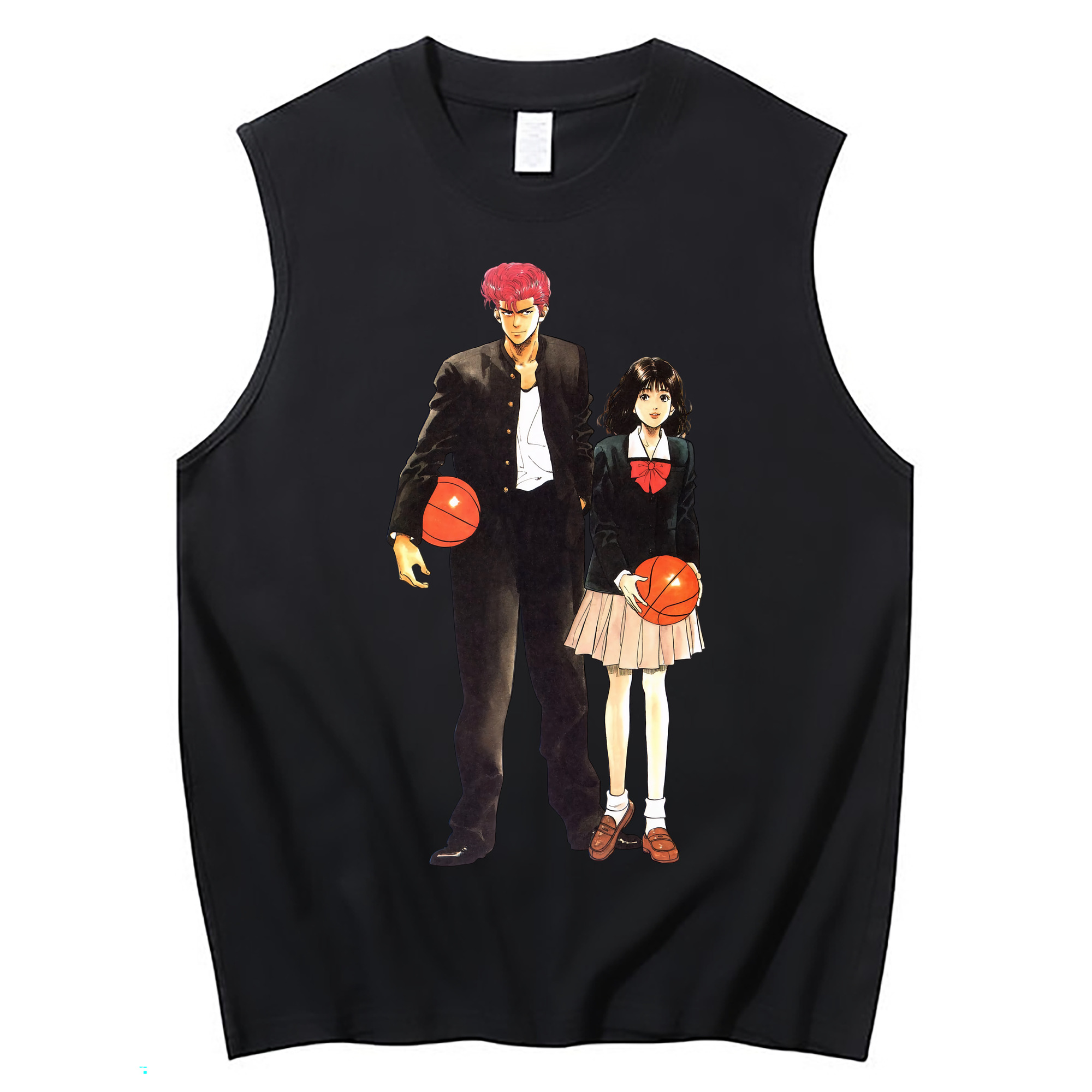 （画像用） SLAM DUNK／スラムダンク コットン100％タンクトップ（フロントプリント）