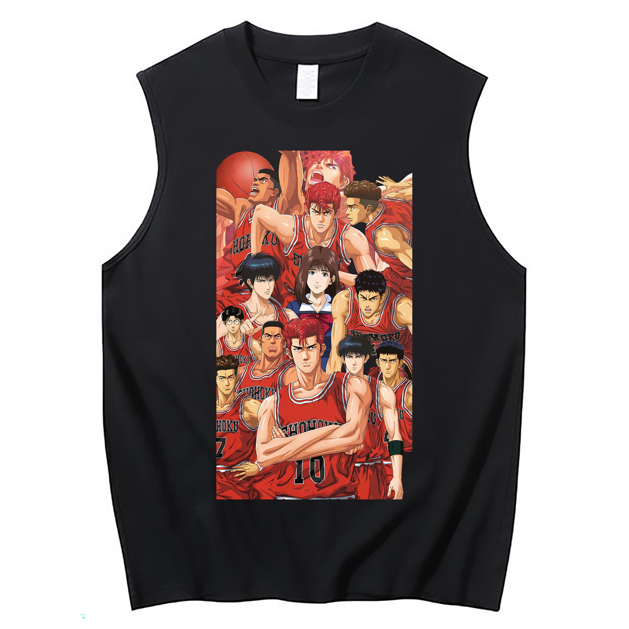 （画像用） SLAM DUNK／スラムダンク コットン100％タンクトップ（フロントプリント）