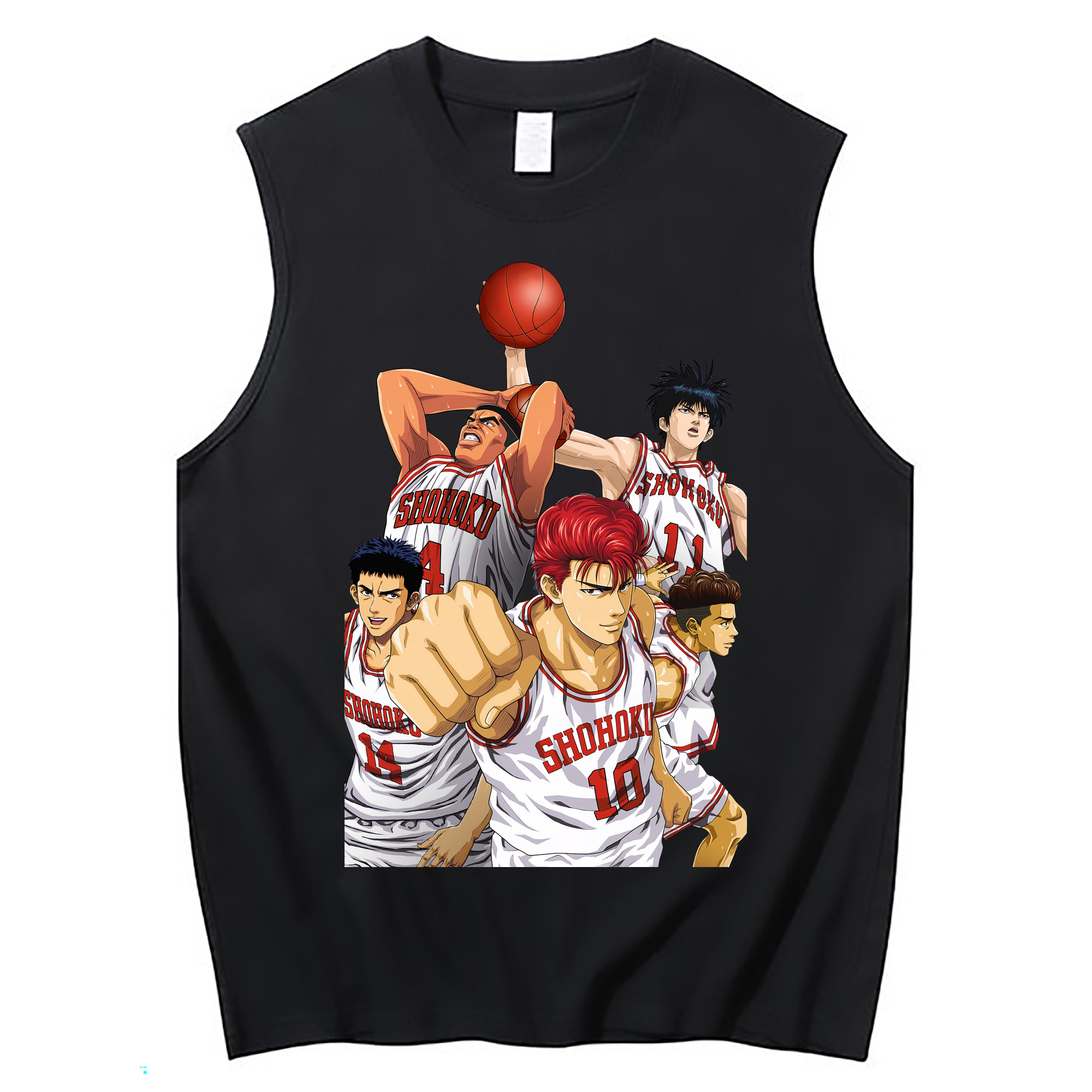 （画像用） SLAM DUNK／スラムダンク コットン100％タンクトップ（フロントプリント）