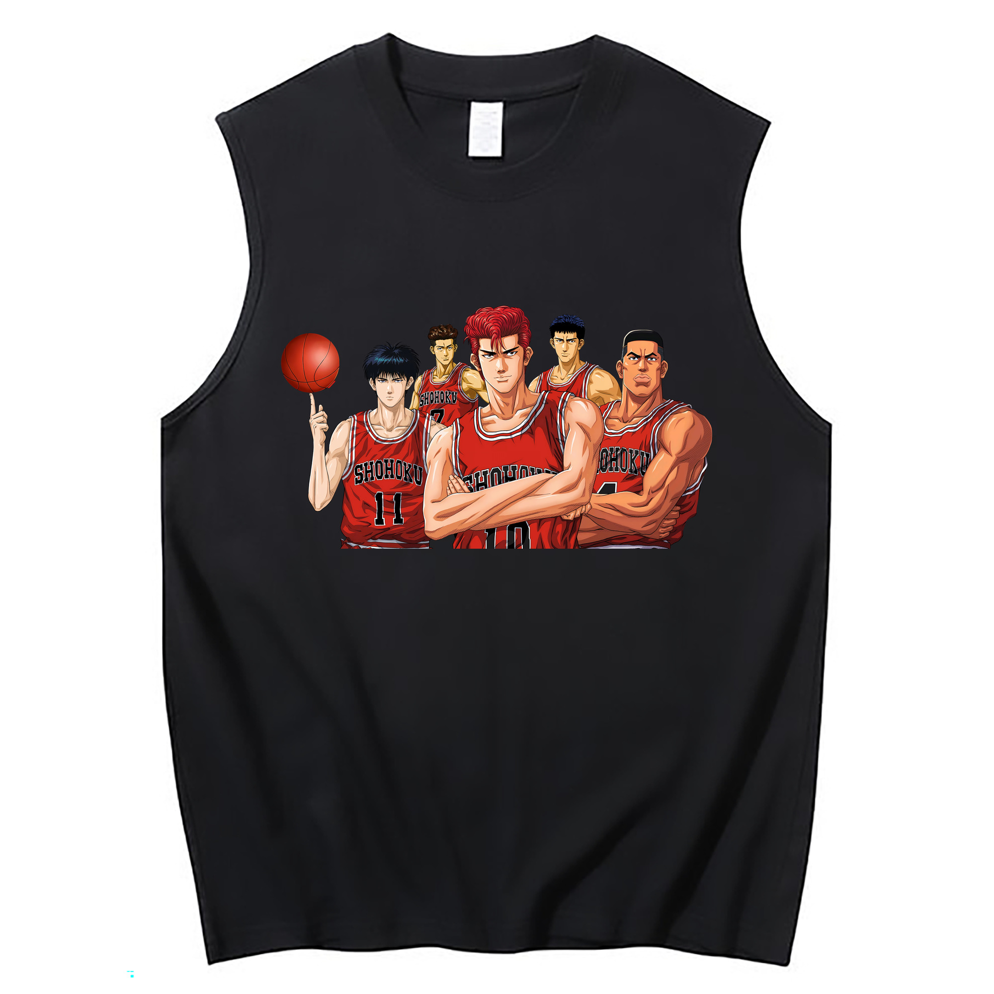 （画像用） SLAM DUNK／スラムダンク コットン100％タンクトップ（フロントプリント）