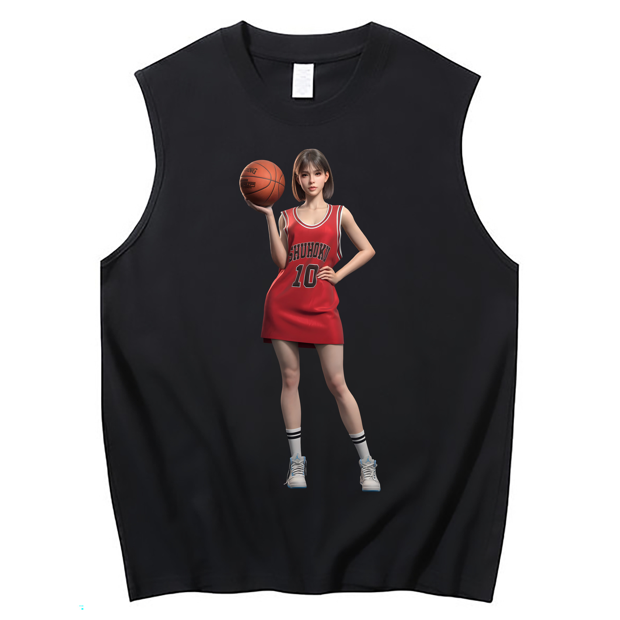（画像用） SLAM DUNK／スラムダンク コットン100％タンクトップ（フロントプリント）