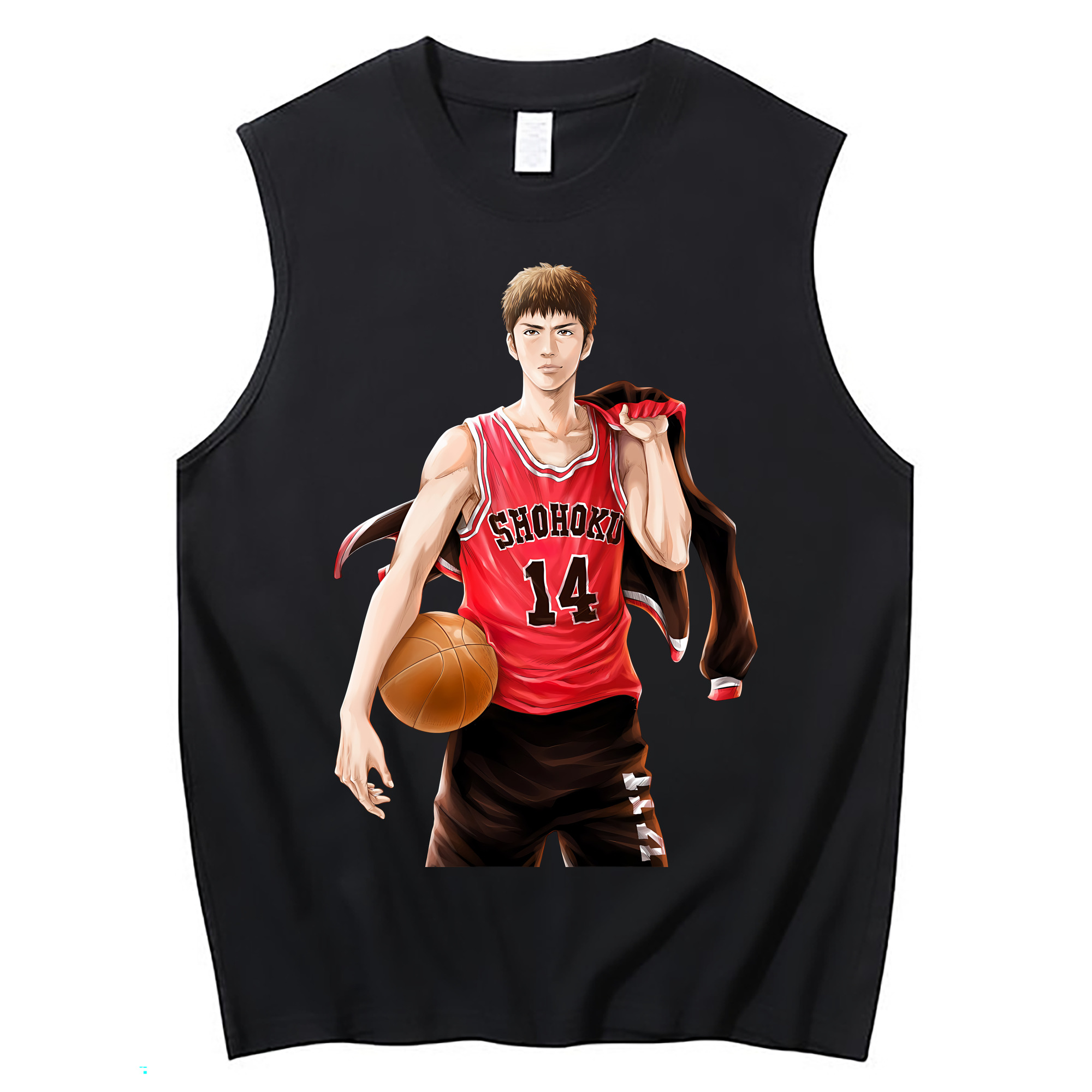 （画像用） SLAM DUNK／スラムダンク コットン100％タンクトップ（フロントプリント）