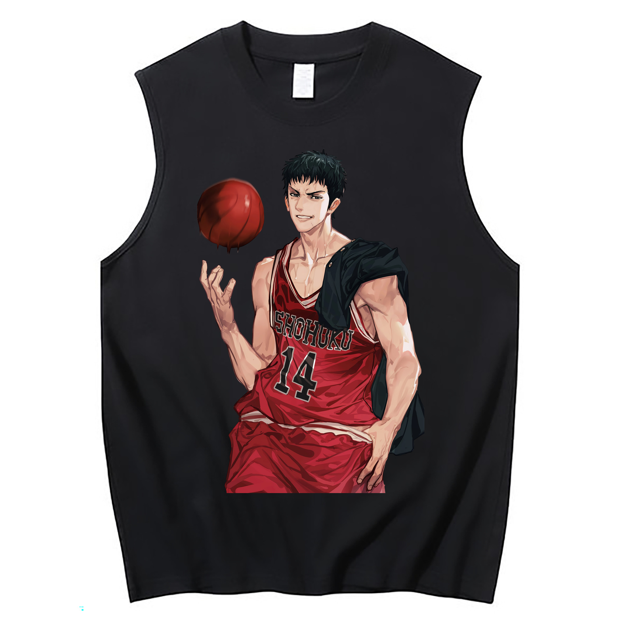 （画像用） SLAM DUNK／スラムダンク コットン100％タンクトップ（フロントプリント）