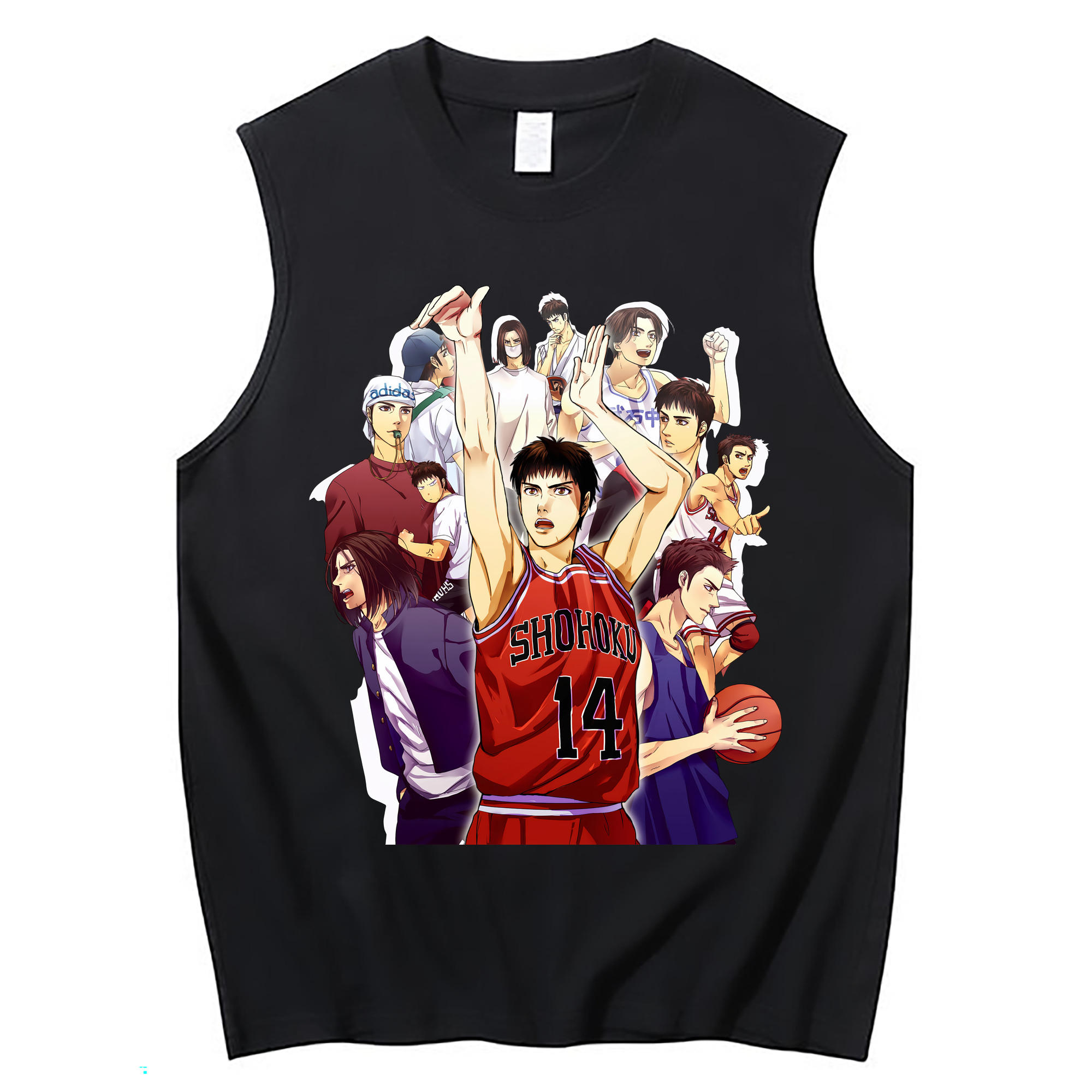（画像用） SLAM DUNK／スラムダンク コットン100％タンクトップ（フロントプリント）