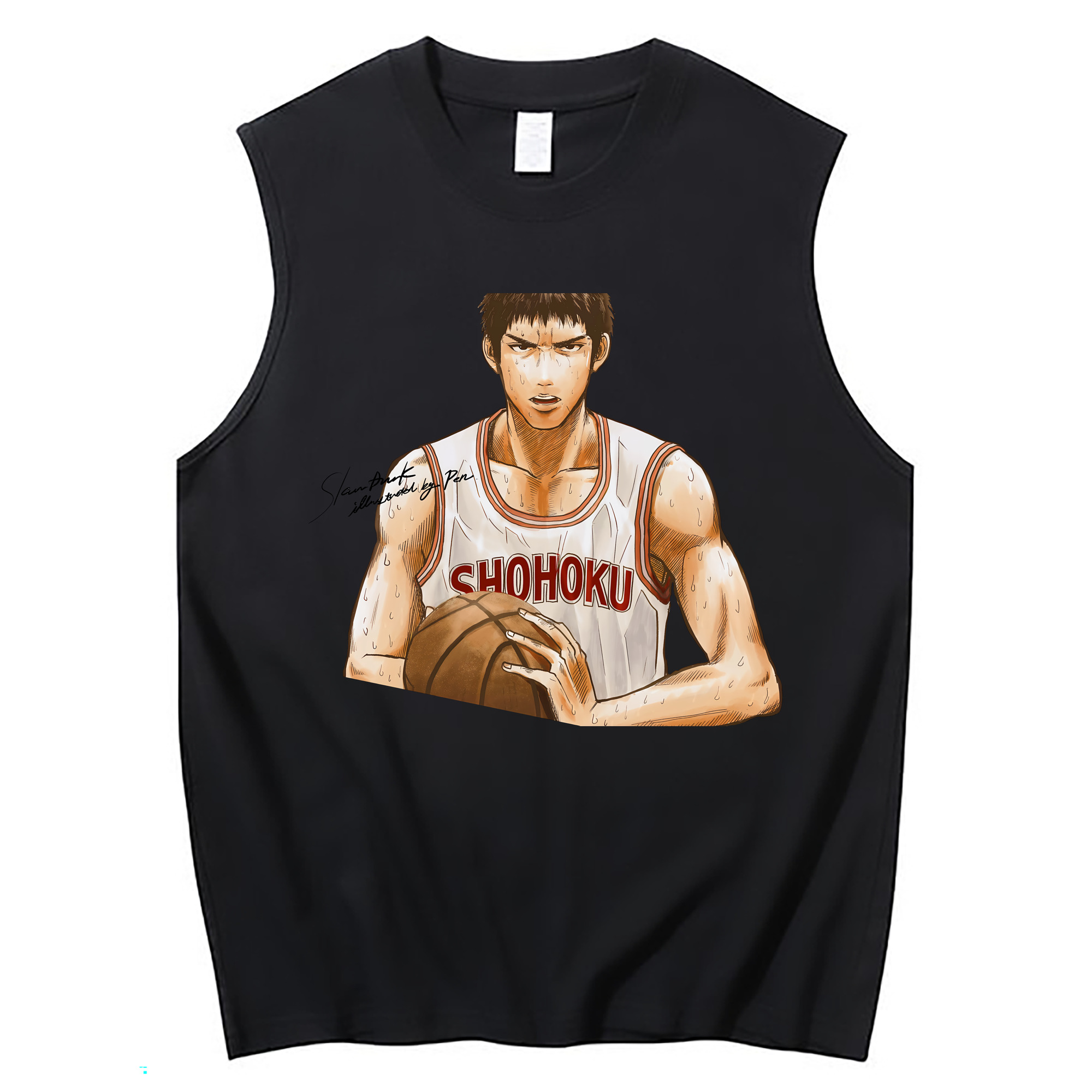 （画像用） SLAM DUNK／スラムダンク コットン100％タンクトップ（フロントプリント）
