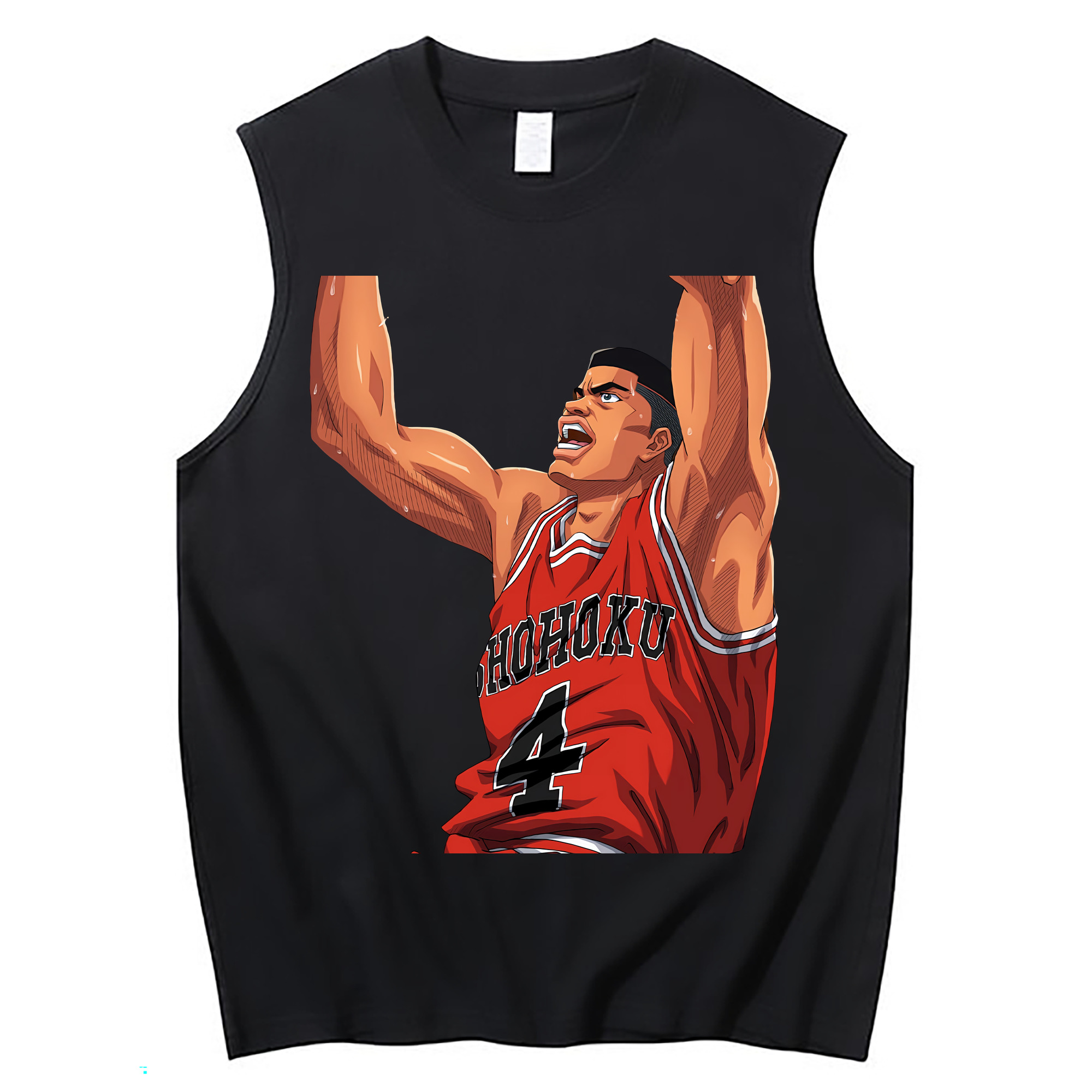 （画像用） SLAM DUNK／スラムダンク コットン100％タンクトップ（フロントプリント）