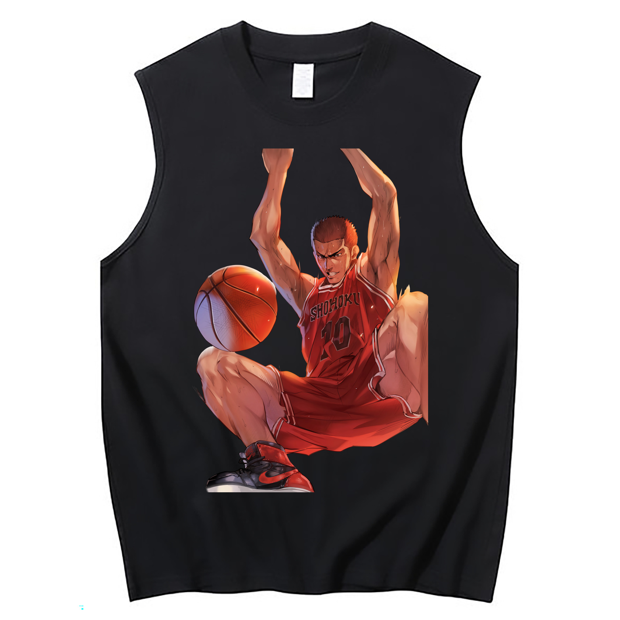 （画像用） SLAM DUNK／スラムダンク コットン100％タンクトップ（フロントプリント）