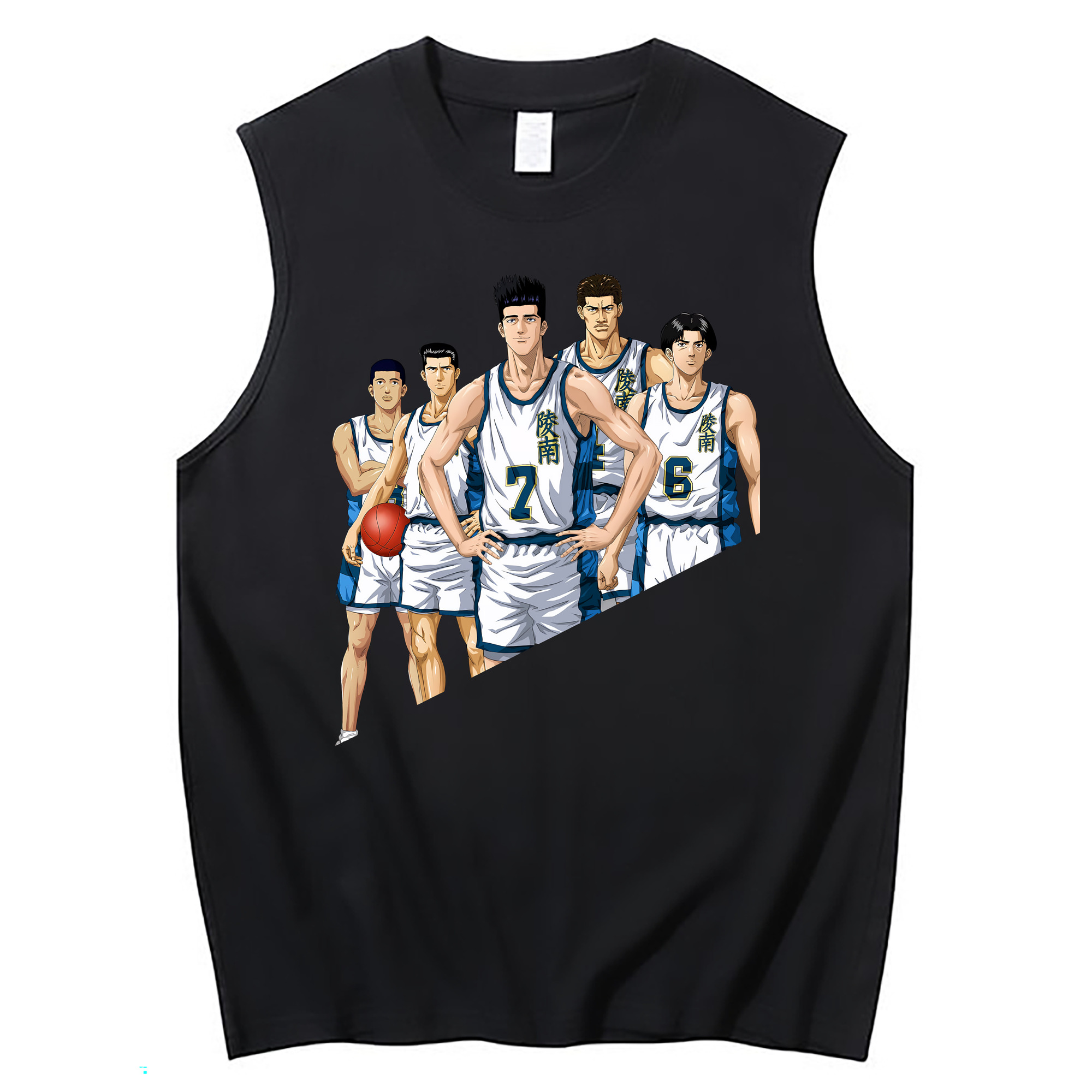 （画像用） SLAM DUNK／スラムダンク コットン100％タンクトップ（フロントプリント）