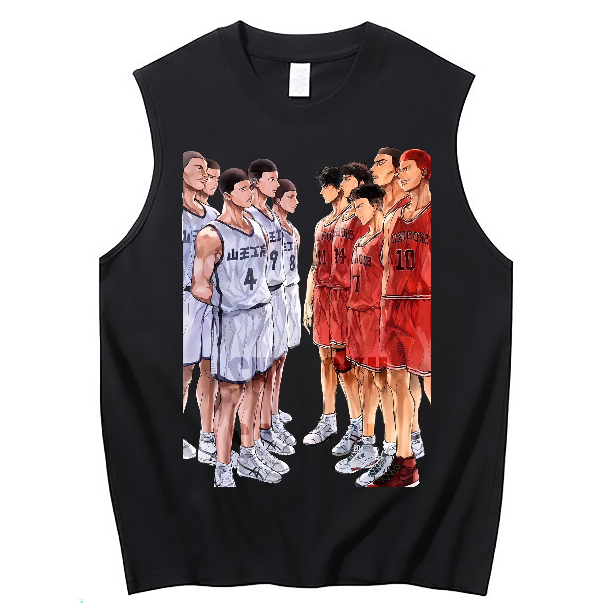 （画像用） SLAM DUNK／スラムダンク コットン100％タンクトップ（フロントプリント）