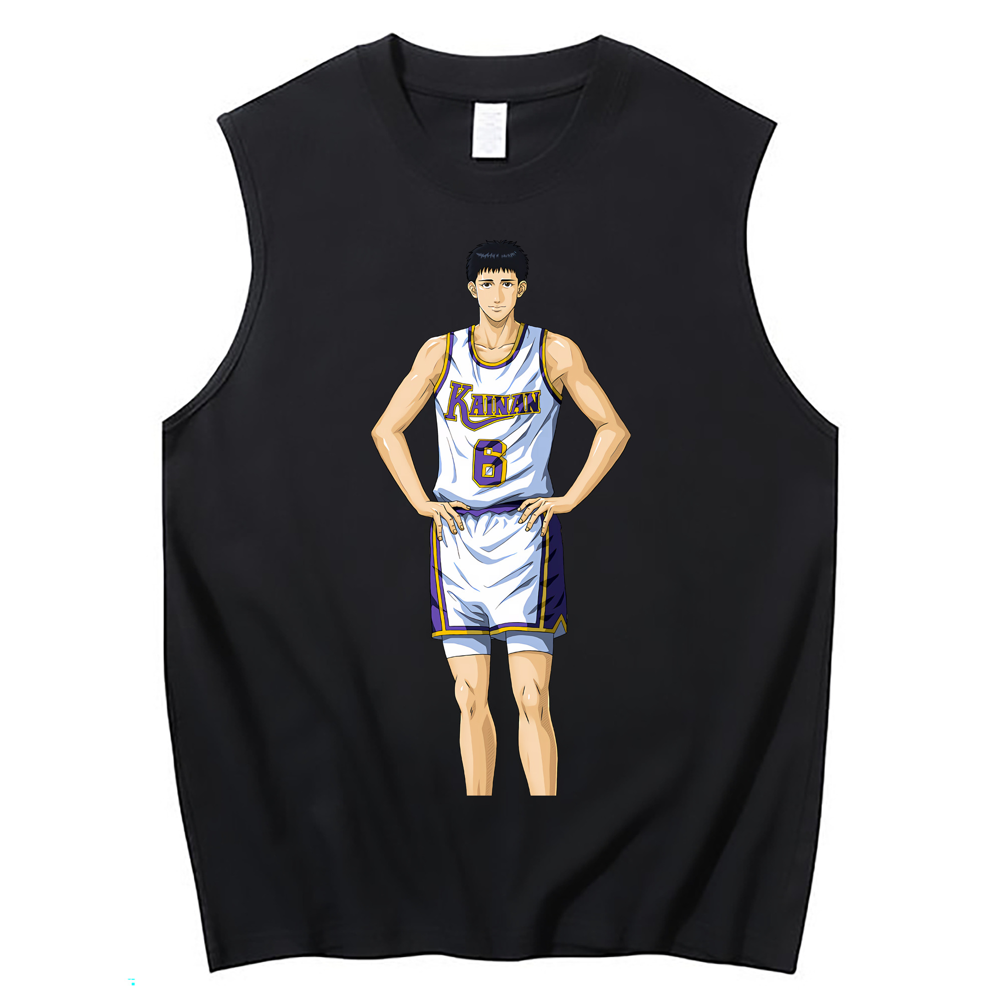 （画像用） SLAM DUNK／スラムダンク コットン100％タンクトップ（フロントプリント）