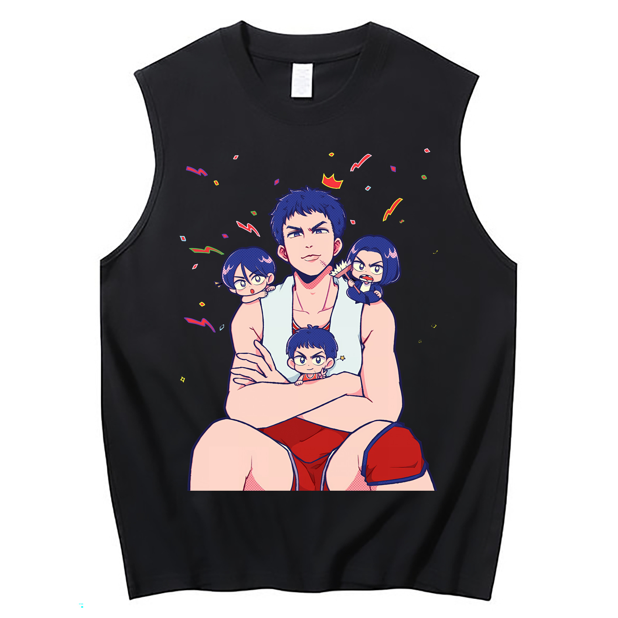 （画像用） SLAM DUNK／スラムダンク コットン100％タンクトップ（フロントプリント）