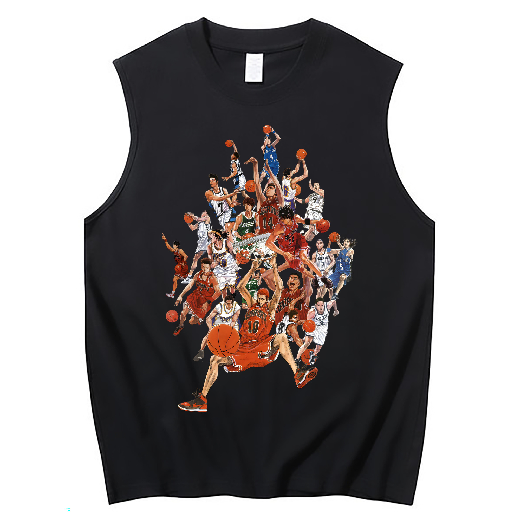 （画像用） SLAM DUNK／スラムダンク コットン100％タンクトップ（フロントプリント）