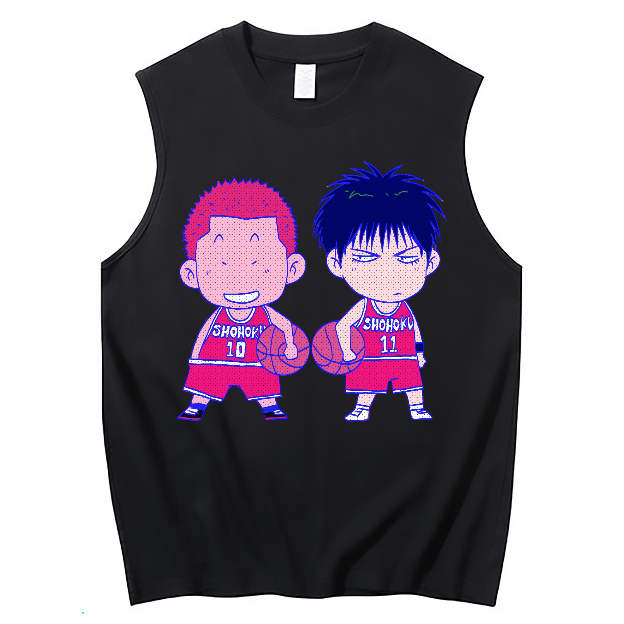 （画像用） SLAM DUNK／スラムダンク コットン100％タンクトップ（フロントプリント）
