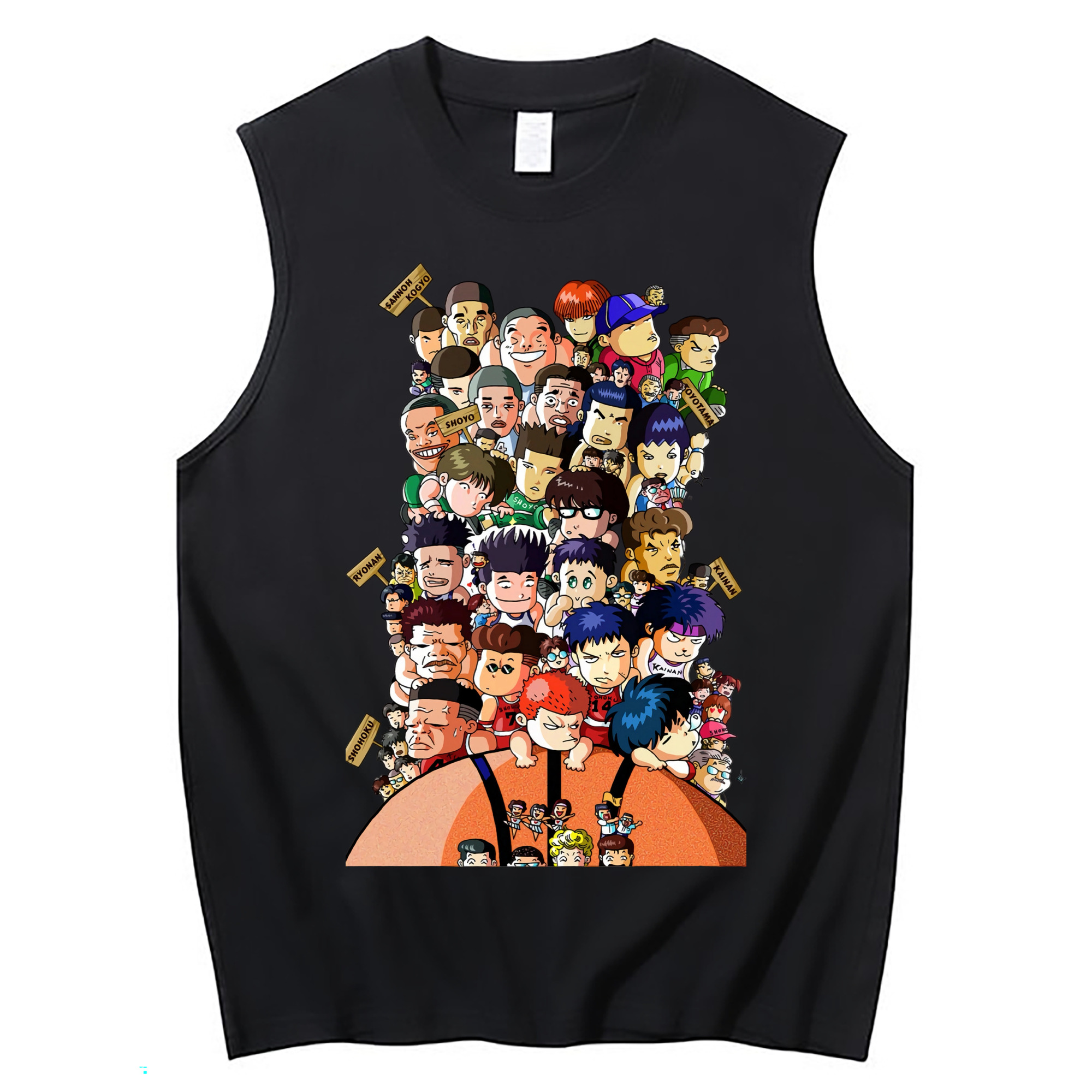 （画像用） SLAM DUNK／スラムダンク コットン100％タンクトップ（フロントプリント）