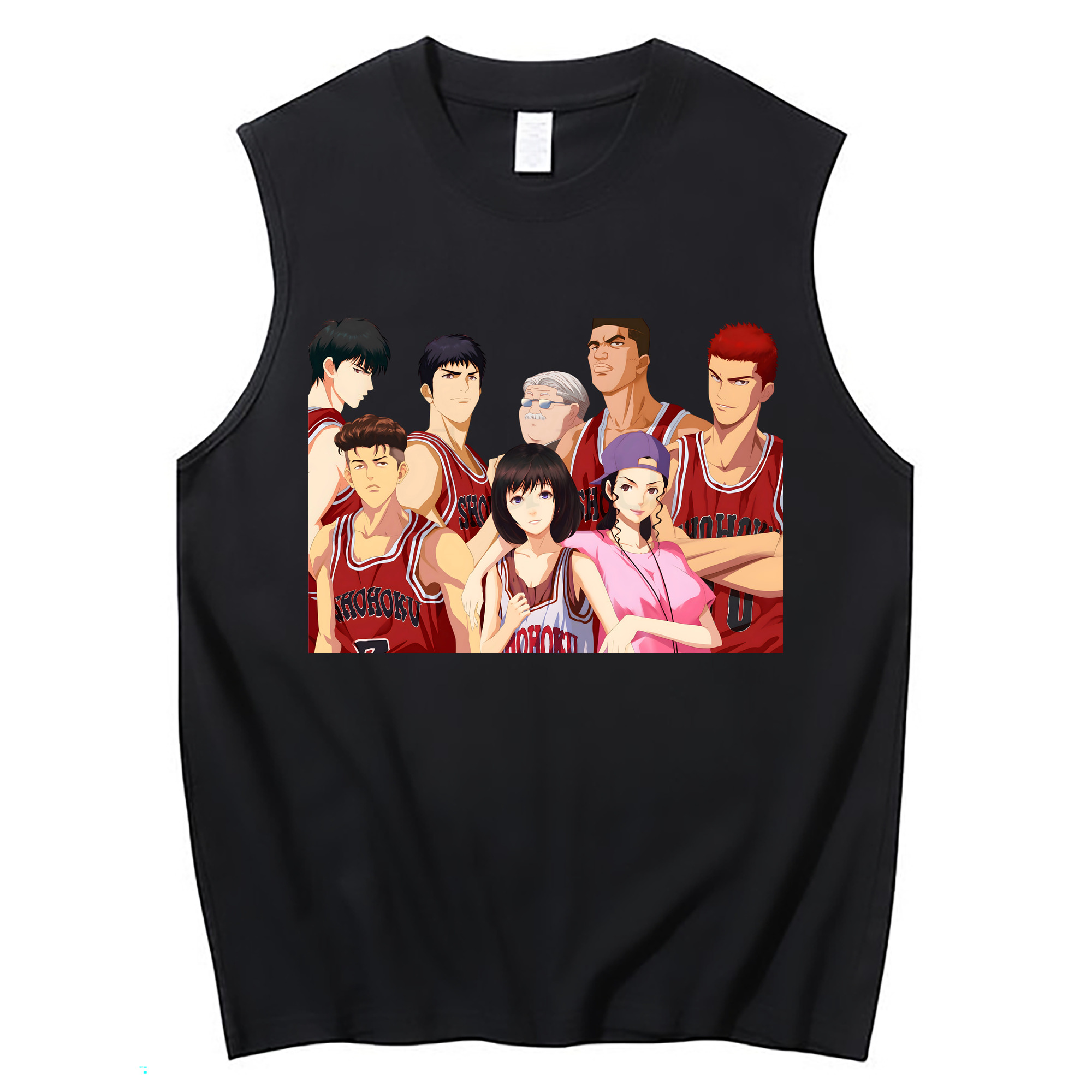 （画像用） SLAM DUNK／スラムダンク コットン100％タンクトップ（フロントプリント）