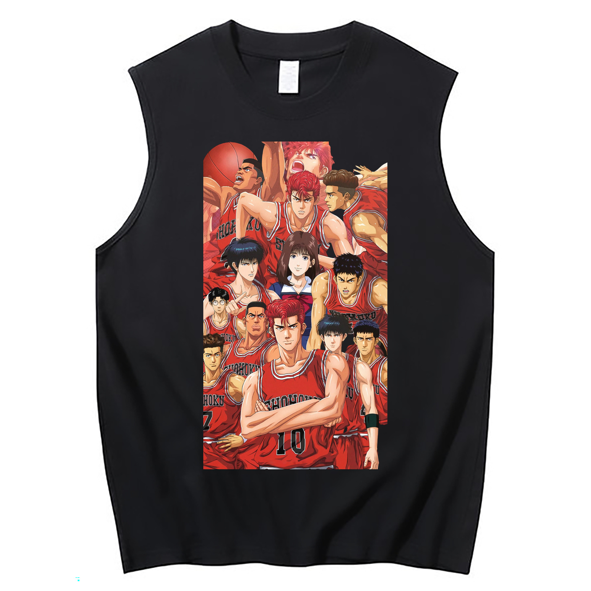 （画像用） SLAM DUNK／スラムダンク コットン100％タンクトップ（フロントプリント）