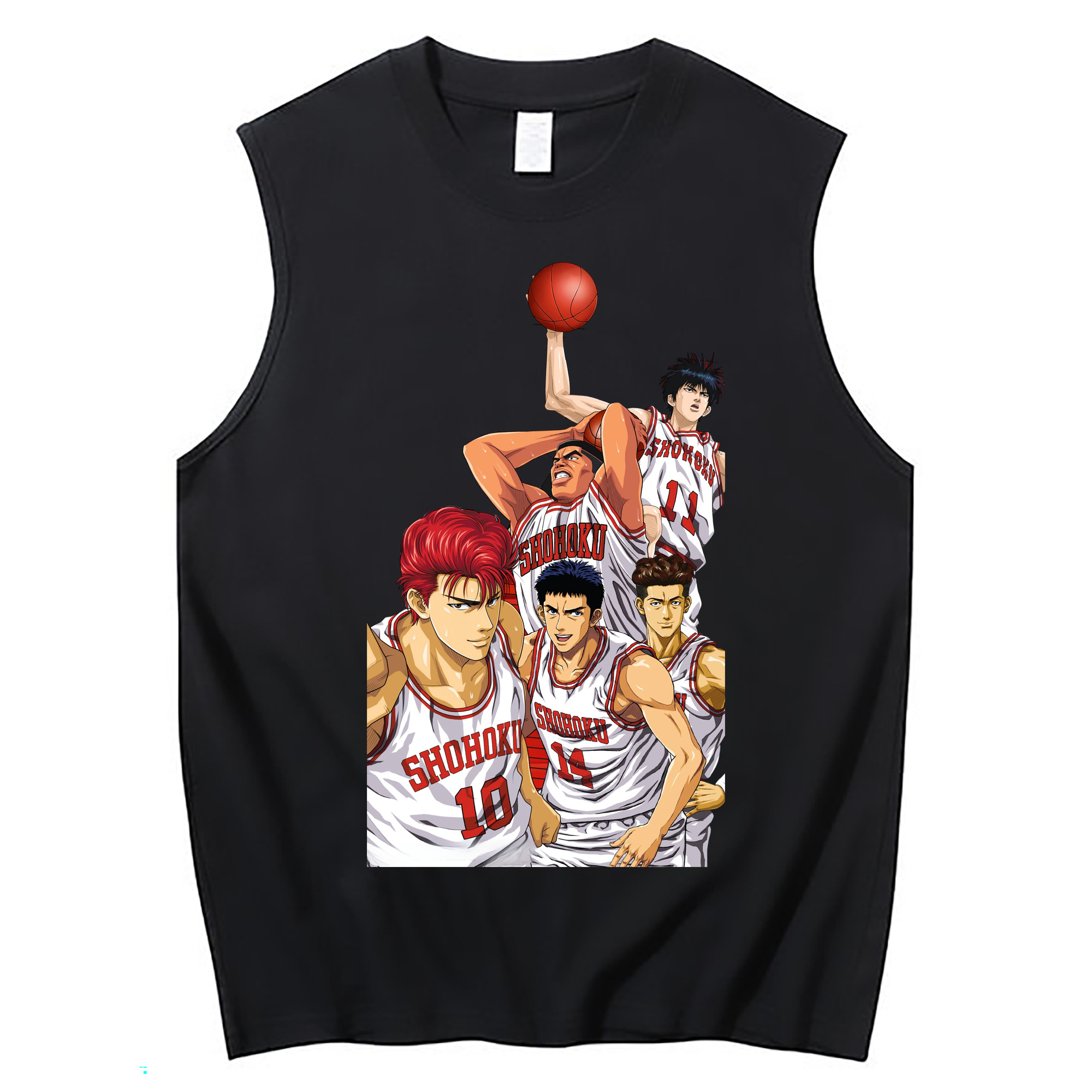（画像用） SLAM DUNK／スラムダンク コットン100％タンクトップ（フロントプリント）