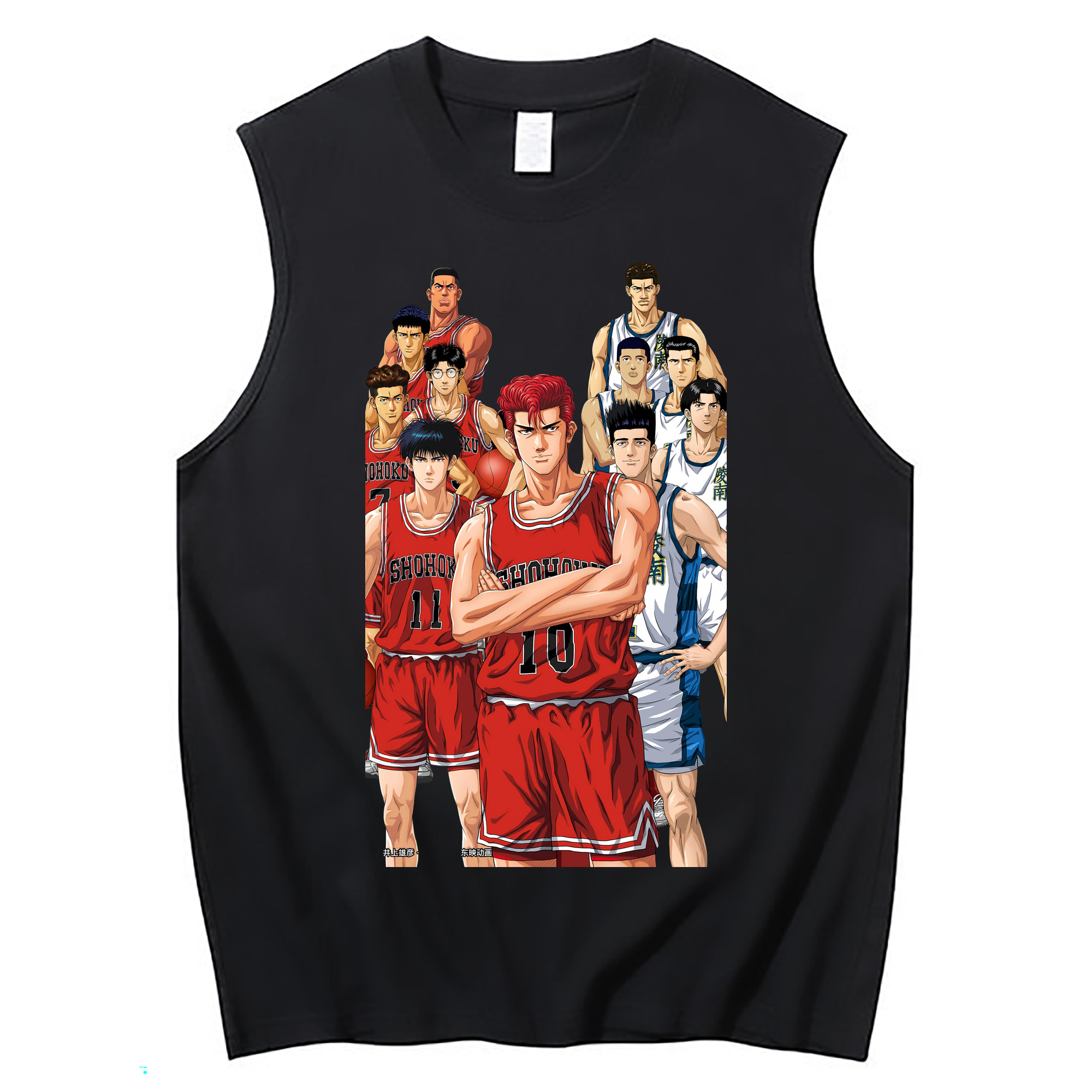 （画像用） SLAM DUNK／スラムダンク コットン100％タンクトップ（フロントプリント）