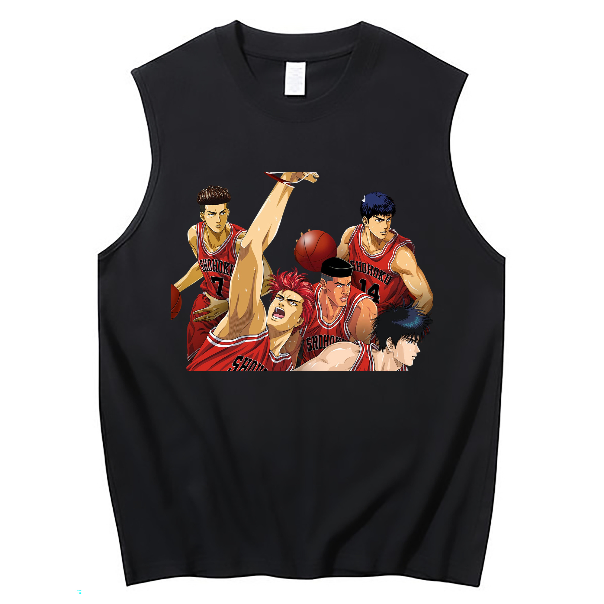 （画像用） SLAM DUNK／スラムダンク コットン100％タンクトップ（フロントプリント）