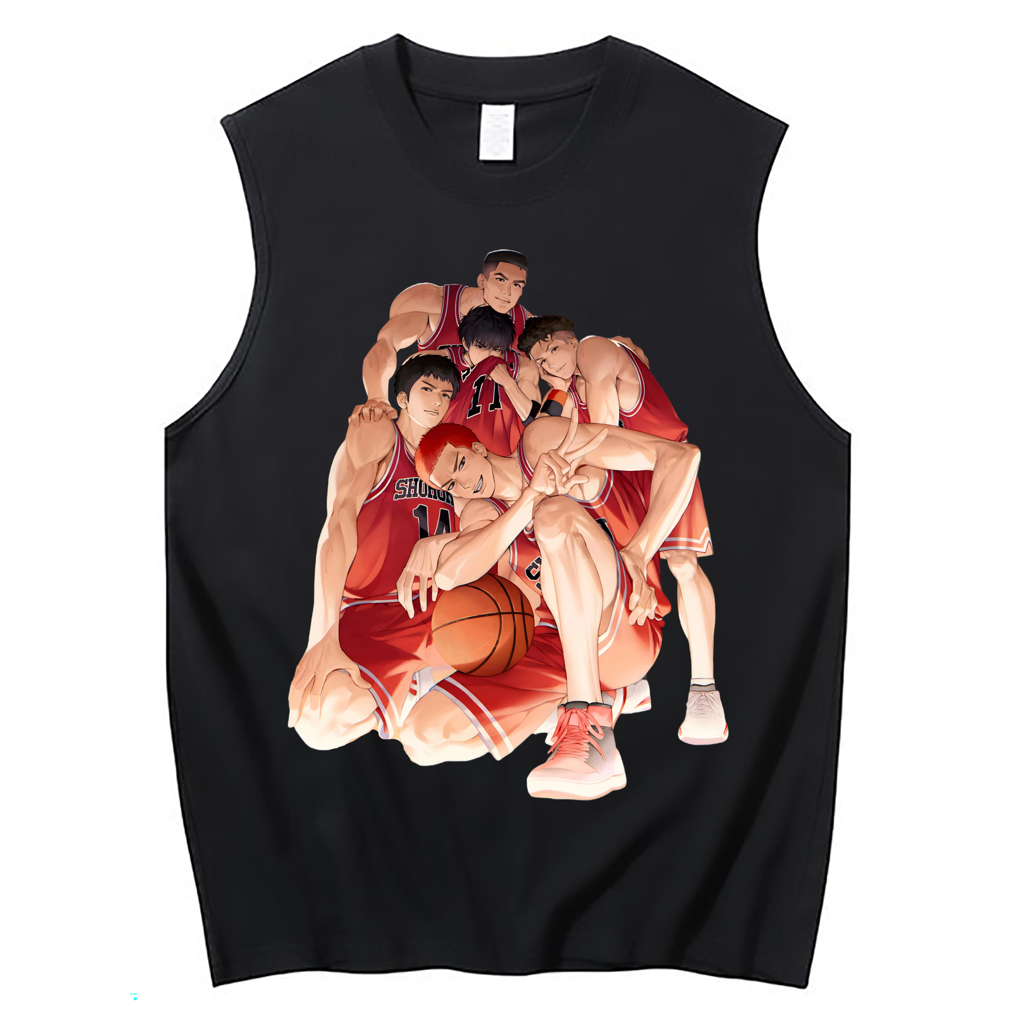 （画像用） SLAM DUNK／スラムダンク コットン100％タンクトップ（フロントプリント）