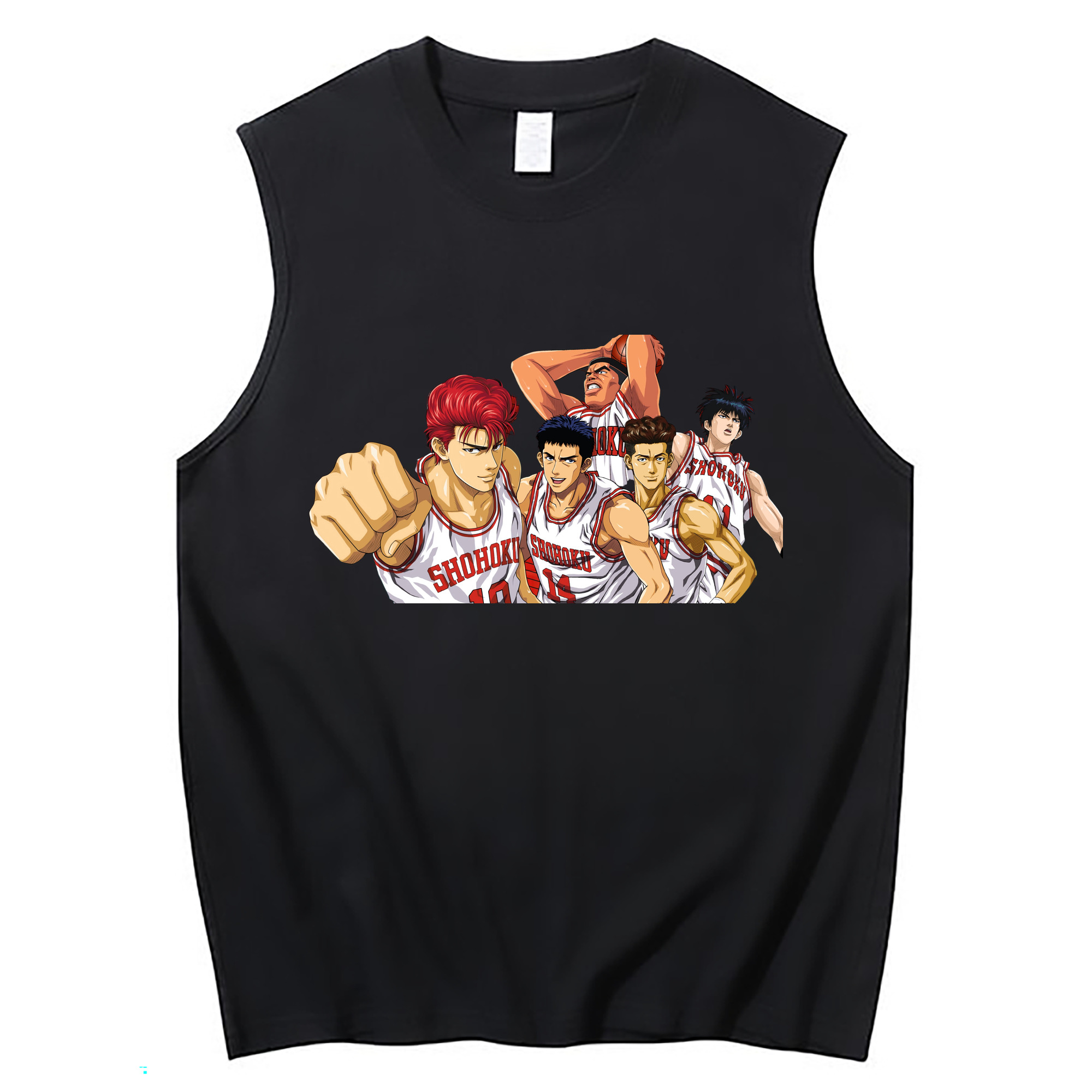（画像用） SLAM DUNK／スラムダンク コットン100％タンクトップ（フロントプリント）