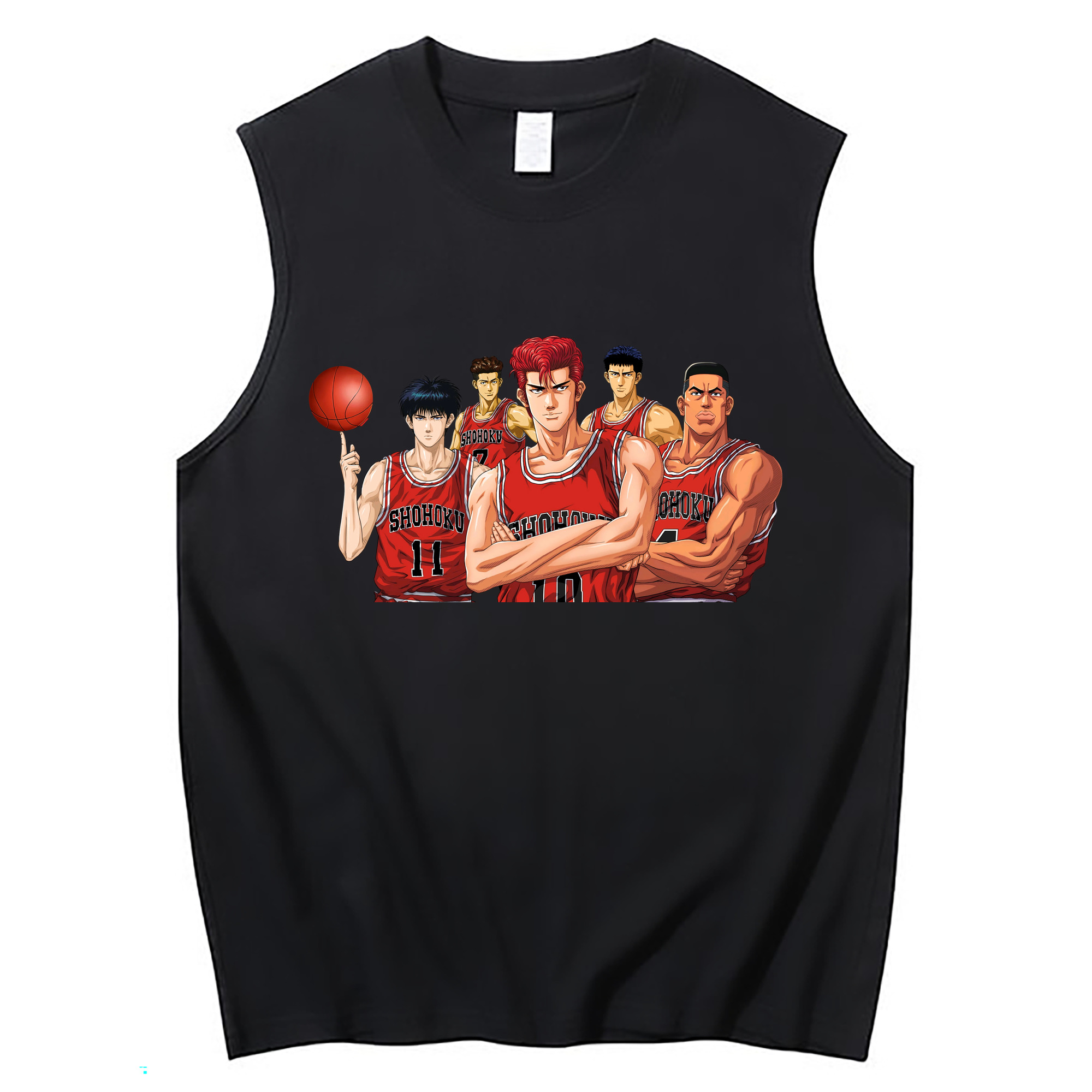 （画像用） SLAM DUNK／スラムダンク コットン100％タンクトップ（フロントプリント）