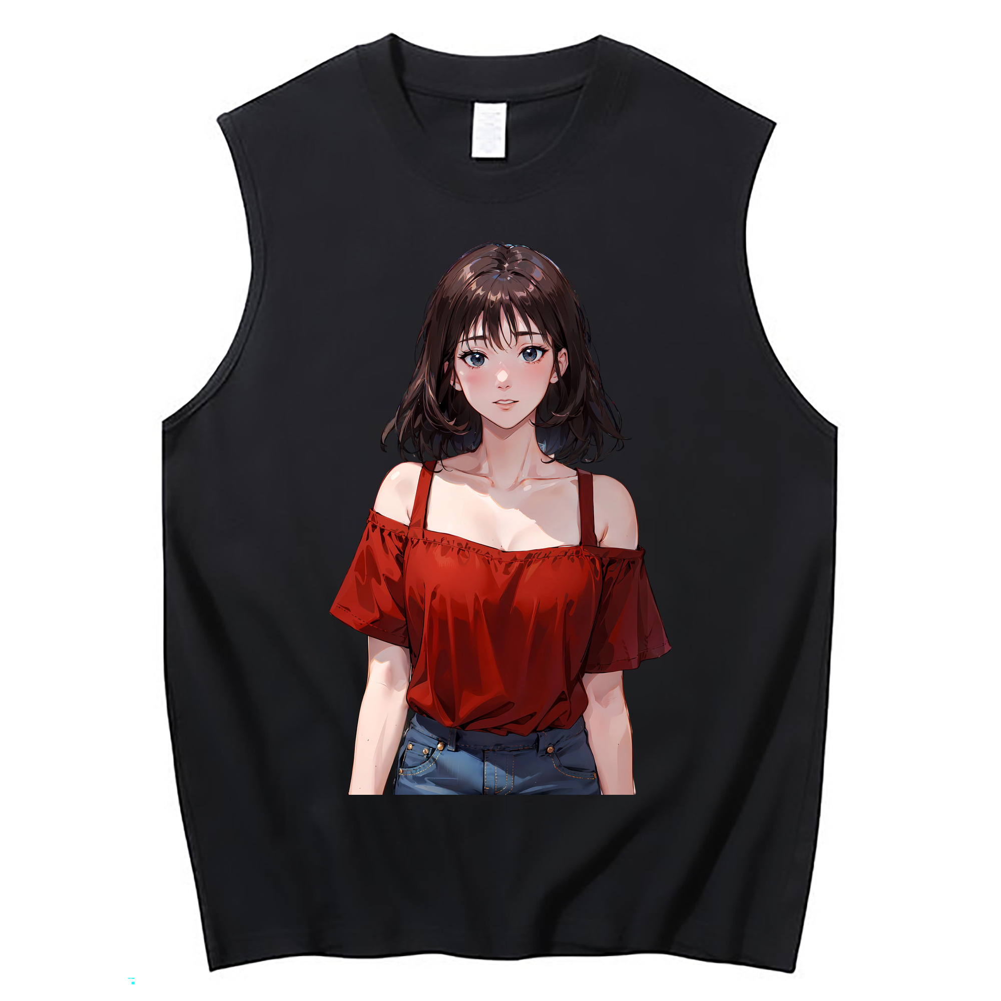 （画像用） SLAM DUNK／スラムダンク コットン100％タンクトップ（フロントプリント）