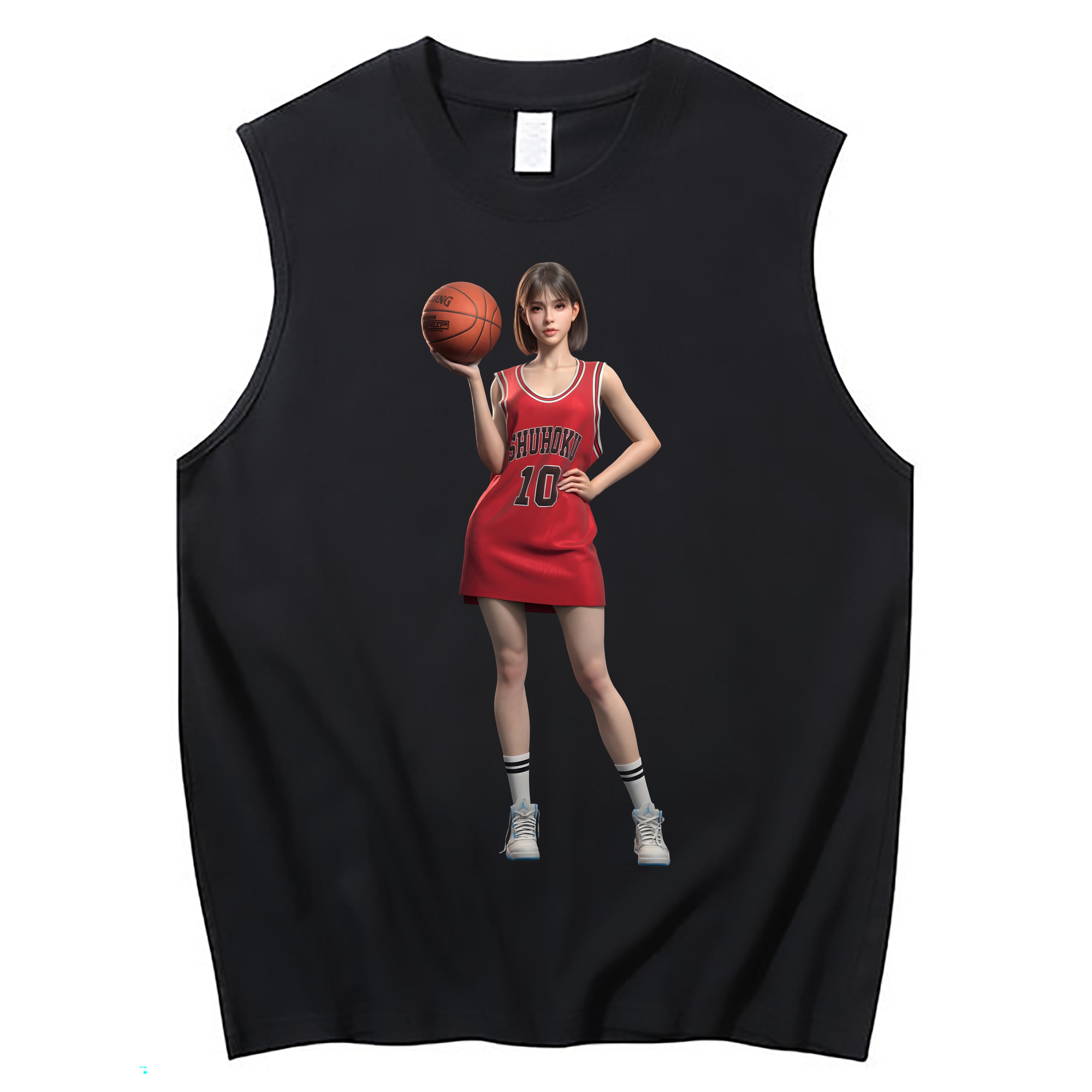 （画像用） SLAM DUNK／スラムダンク コットン100％タンクトップ（フロントプリント）
