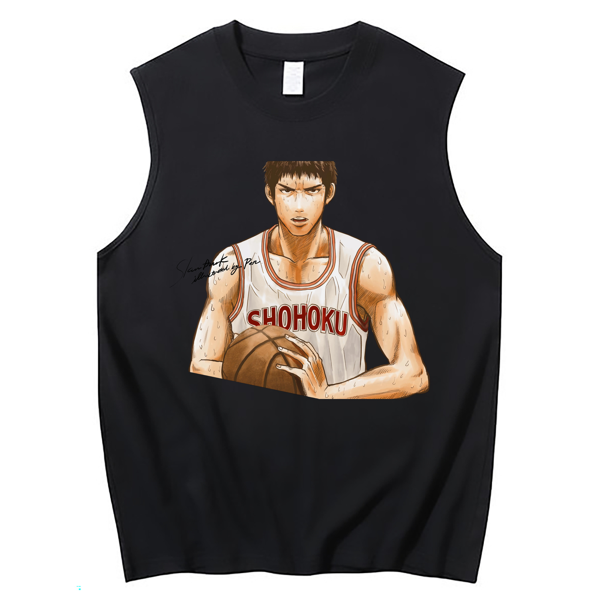 （画像用） SLAM DUNK／スラムダンク コットン100％タンクトップ（フロントプリント）