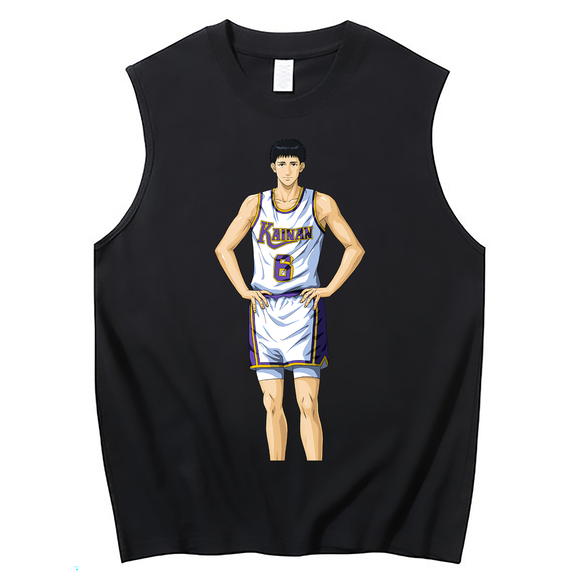 （画像用） SLAM DUNK／スラムダンク コットン100％タンクトップ（フロントプリント）