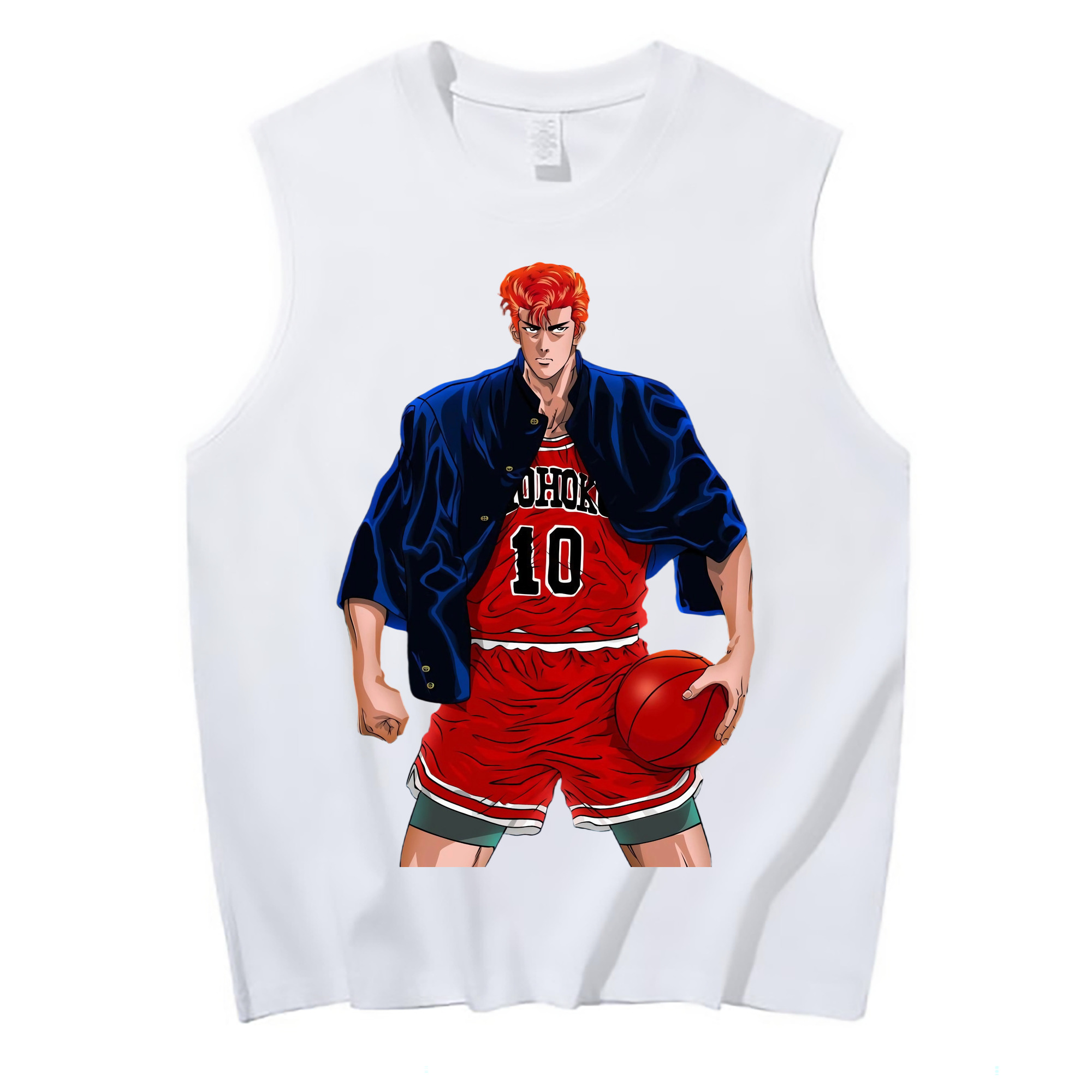 （画像用） SLAM DUNK／スラムダンク コットン100％タンクトップ（フロントプリント）