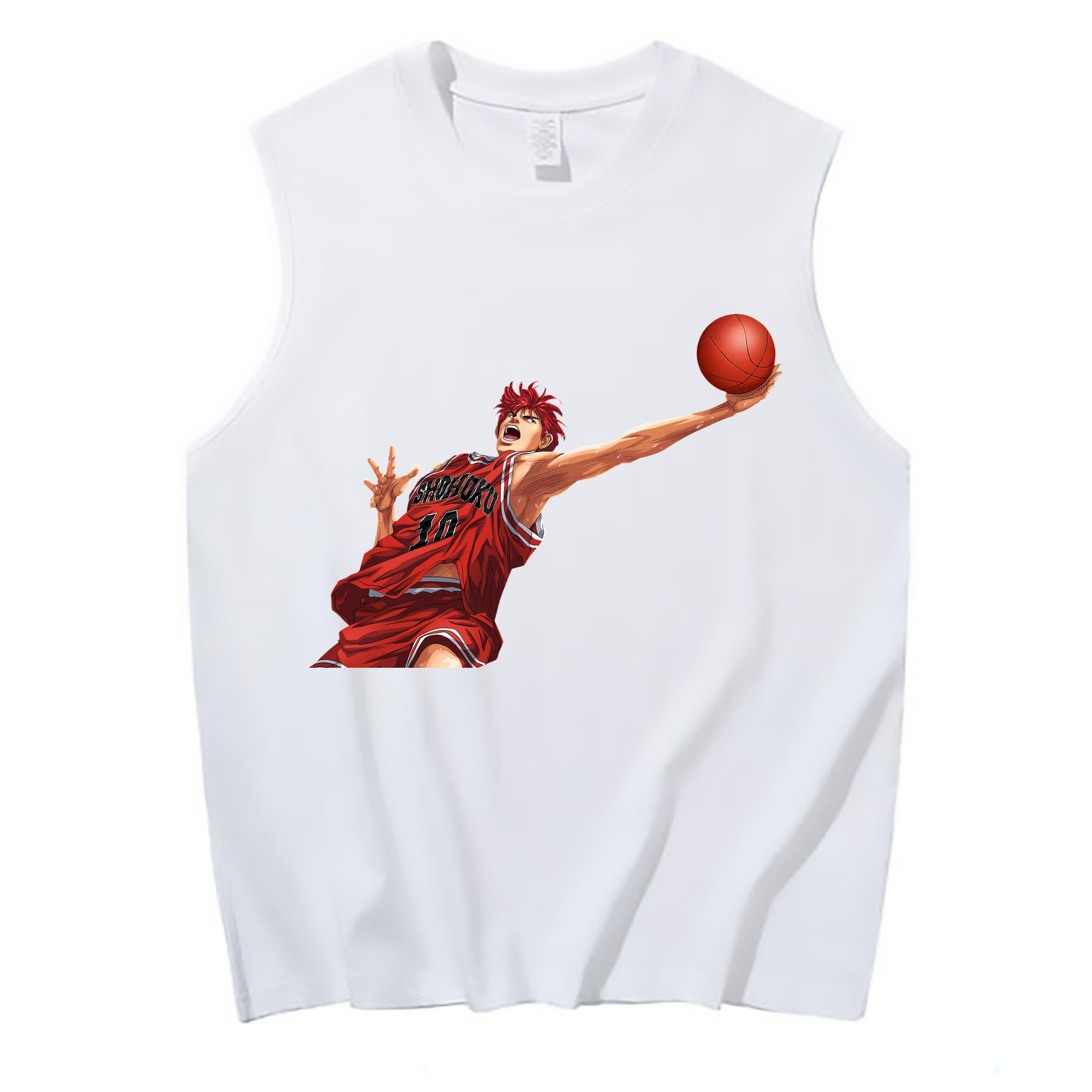（画像用） SLAM DUNK／スラムダンク コットン100％タンクトップ（フロントプリント）
