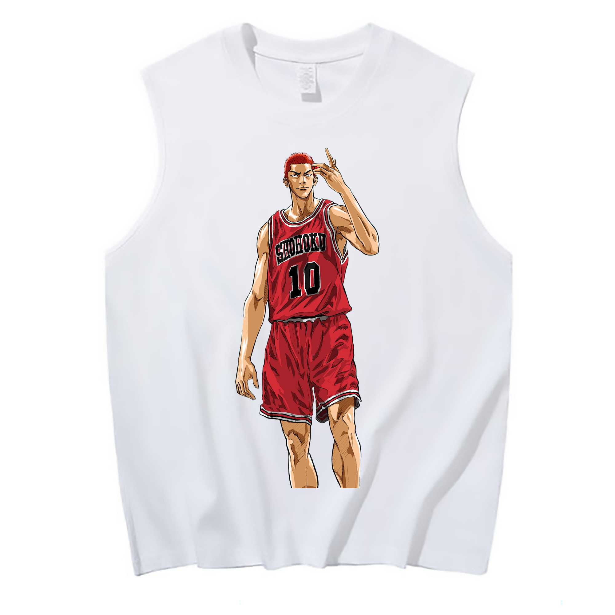 （画像用） SLAM DUNK／スラムダンク コットン100％タンクトップ（フロントプリント）